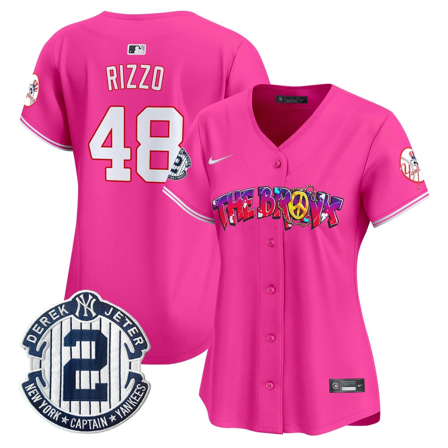 Camisa MLB Women’s New York The Bronx Graffiti Vapor Premier Limited Jersey V7