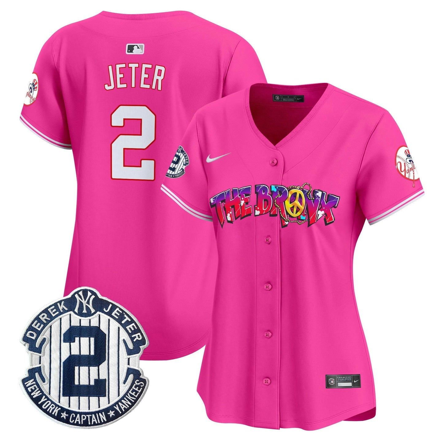 Camisa MLB Women’s New York The Bronx Graffiti Vapor Premier Limited Jersey V7