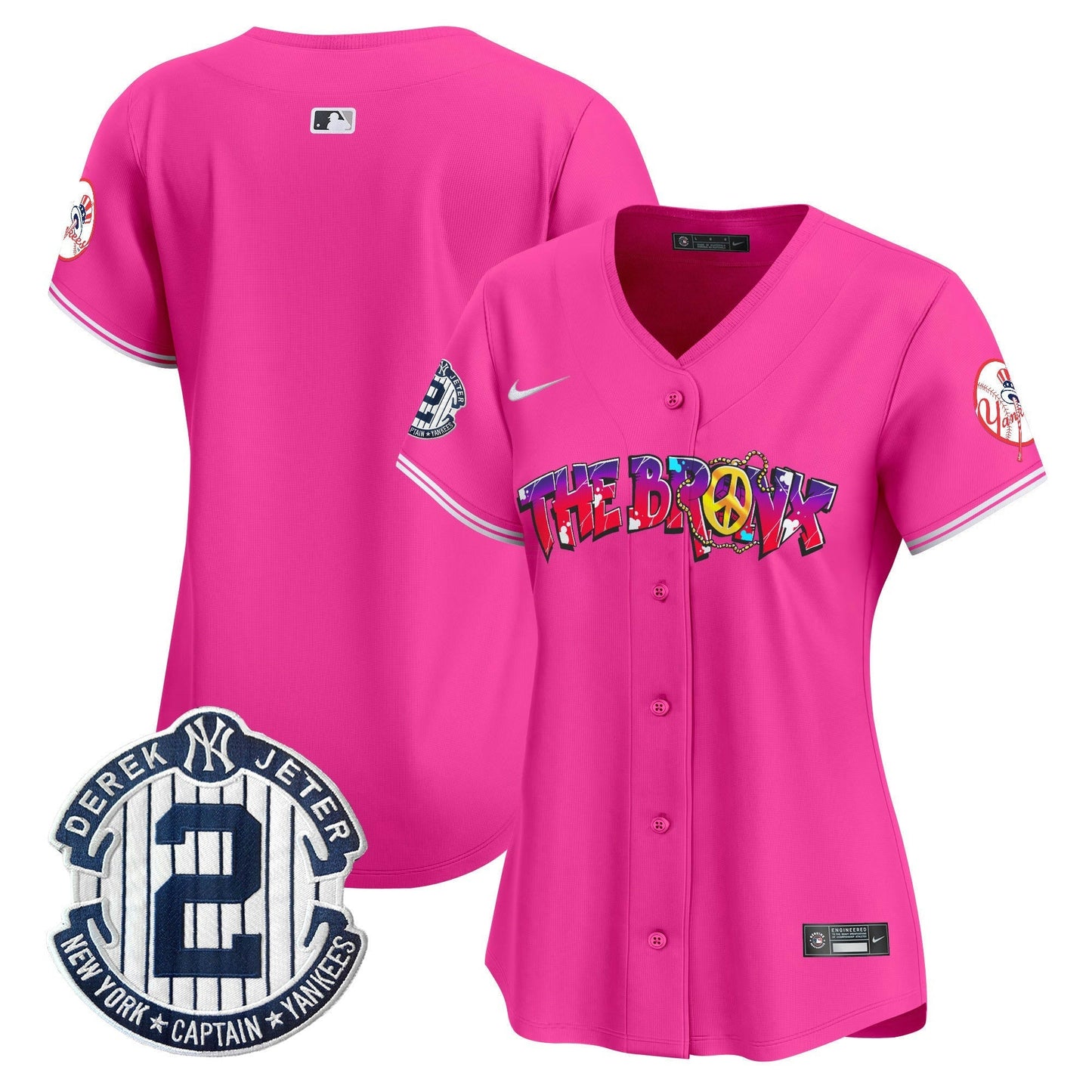 Camisa MLB Women’s New York The Bronx Graffiti Vapor Premier Limited Jersey V7