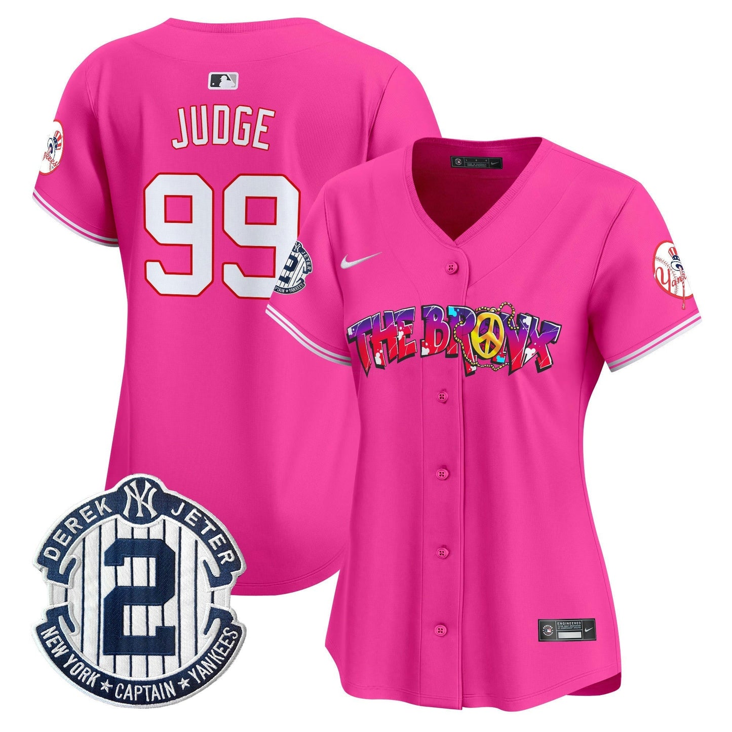 Camisa MLB Women’s New York The Bronx Graffiti Vapor Premier Limited Jersey V7