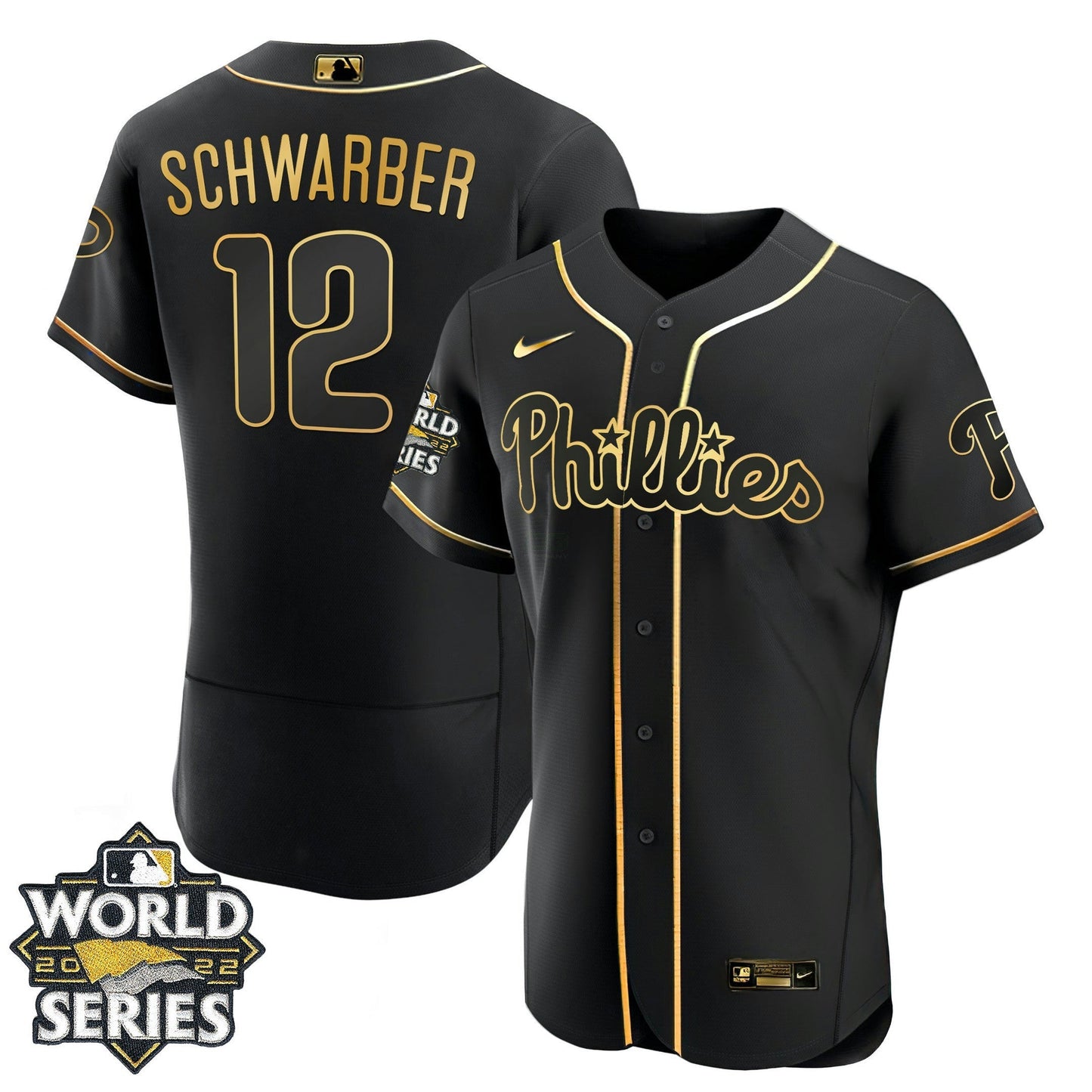 Camisa MLB Women’s Philadelphia Gold 2022 World Series Jersey