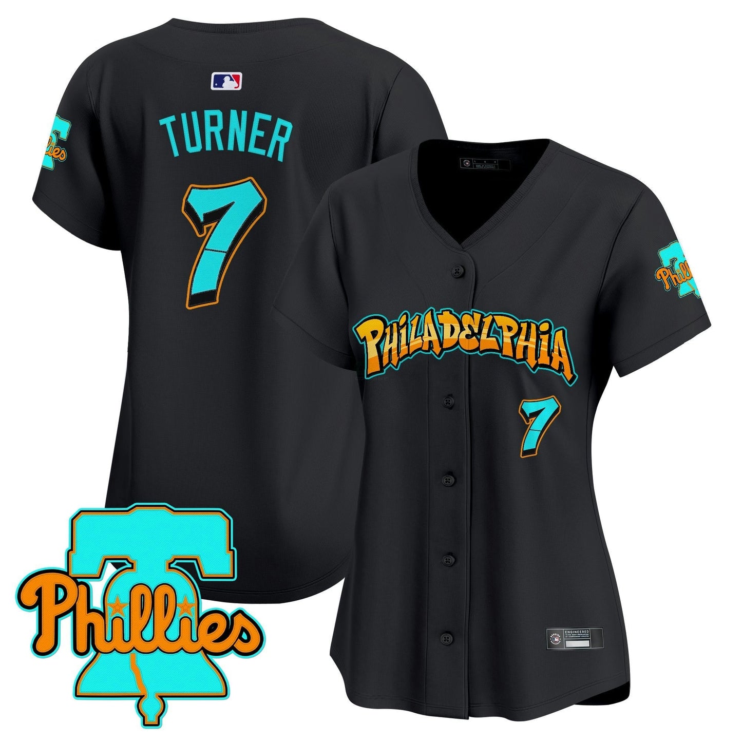 Camisa MLB Women’s Philadelphia ‘Graffiti Broad Street Edition’ Vapor Premier Limited Jersey