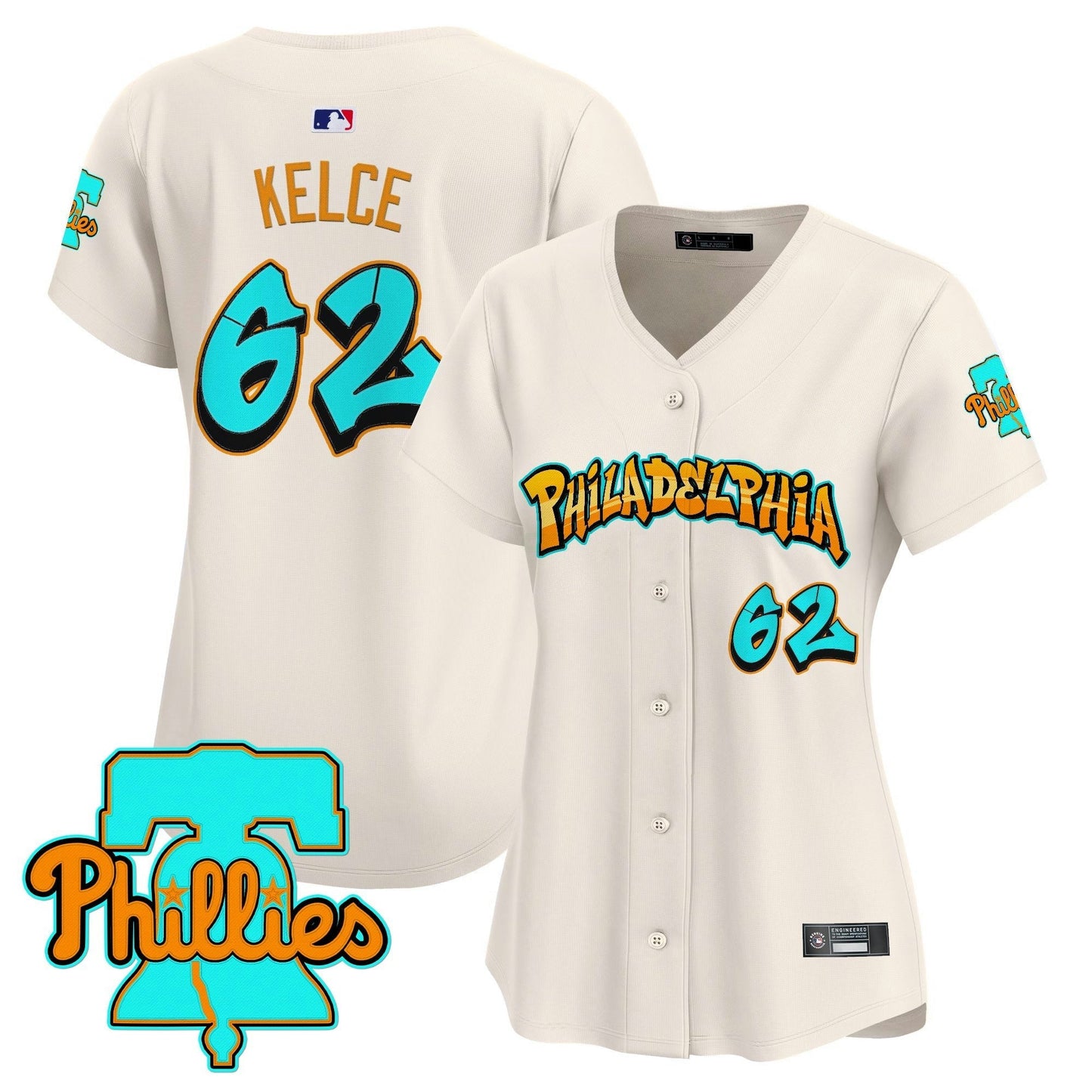Camisa MLB Women’s Philadelphia ‘Graffiti Broad Street Edition’ Vapor Premier Limited Jersey