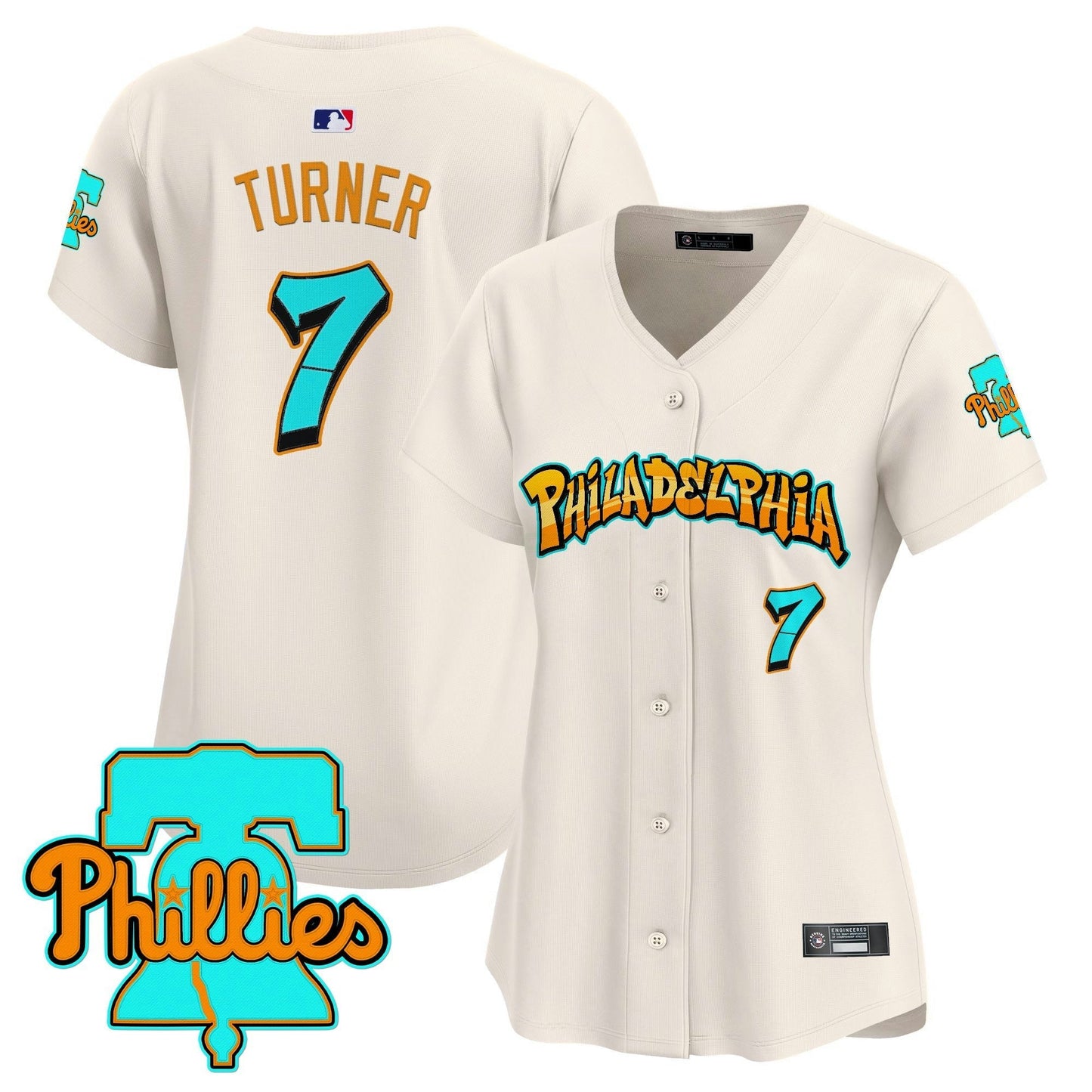Camisa MLB Women’s Philadelphia ‘Graffiti Broad Street Edition’ Vapor Premier Limited Jersey