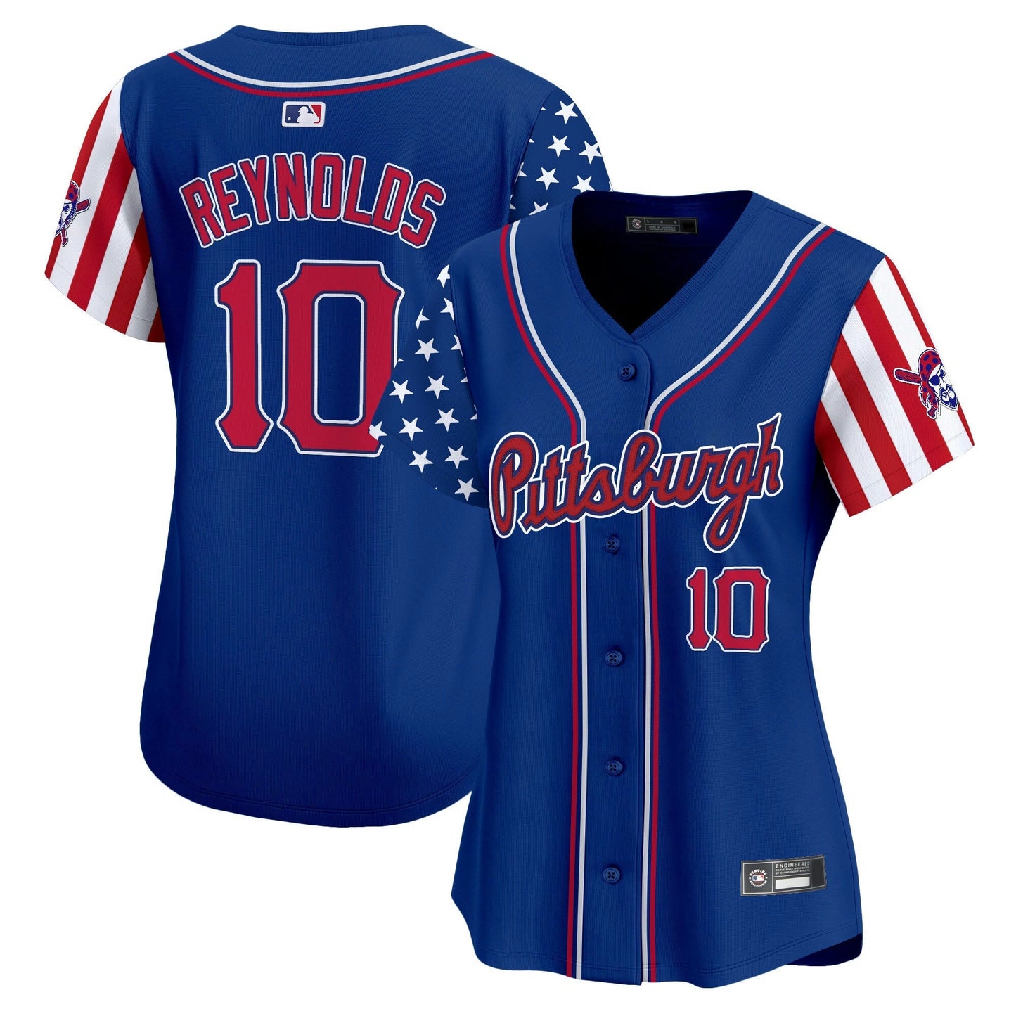 Camisa MLB Women’s Pittsburgh 2025 Independence Day Vapor Premier Limited Jersey