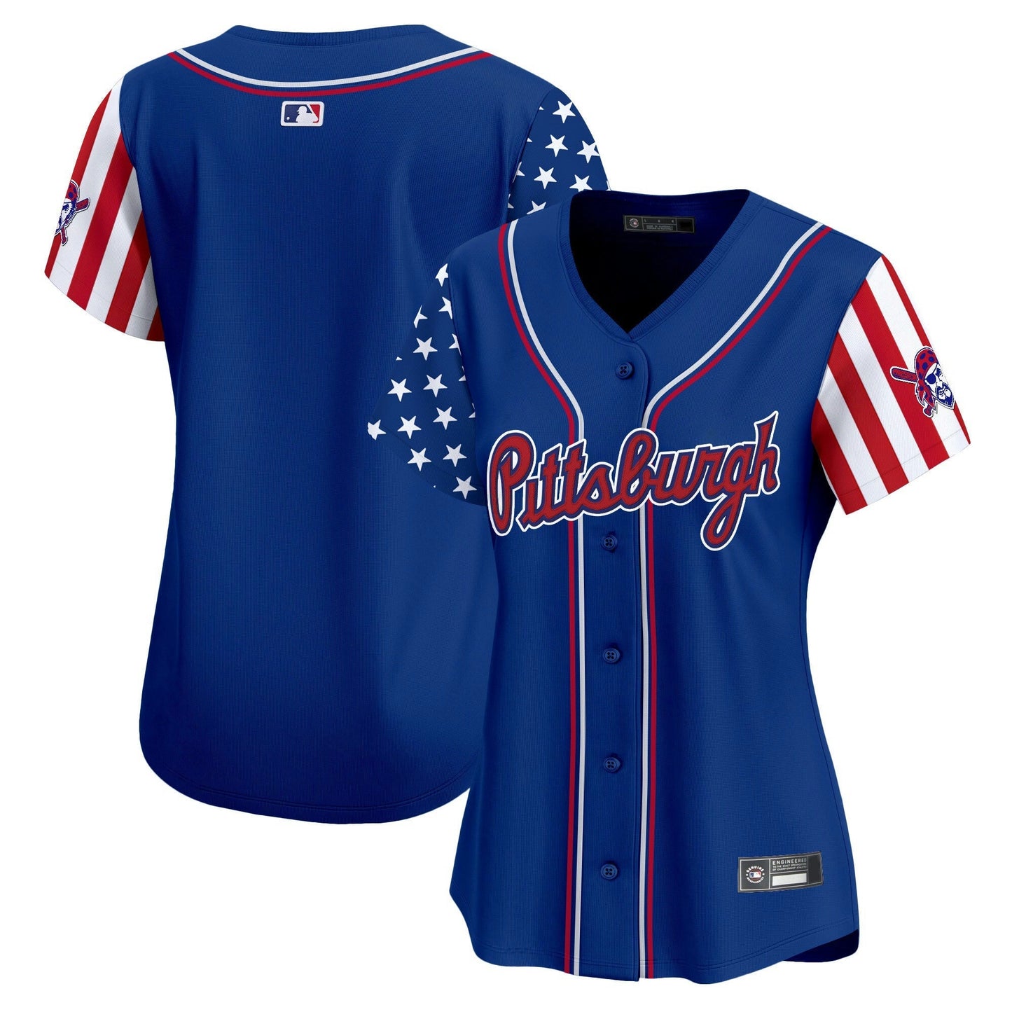 Camisa MLB Women’s Pittsburgh 2025 Independence Day Vapor Premier Limited Jersey