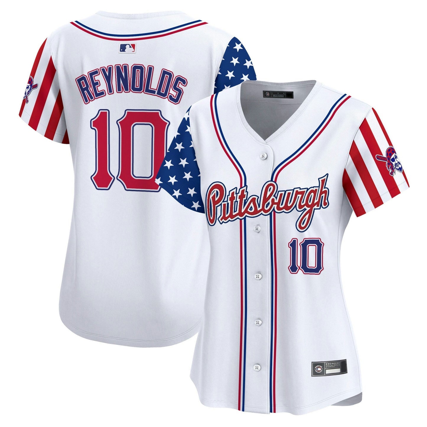 Camisa MLB Women’s Pittsburgh 2025 Independence Day Vapor Premier Limited Jersey