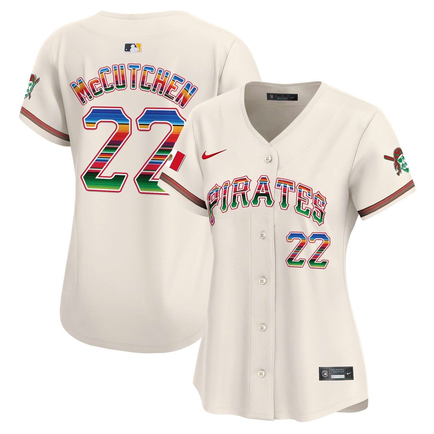 Camisa MLB Women’s Pittsburgh Mexico Vapor Premier Limited Jersey