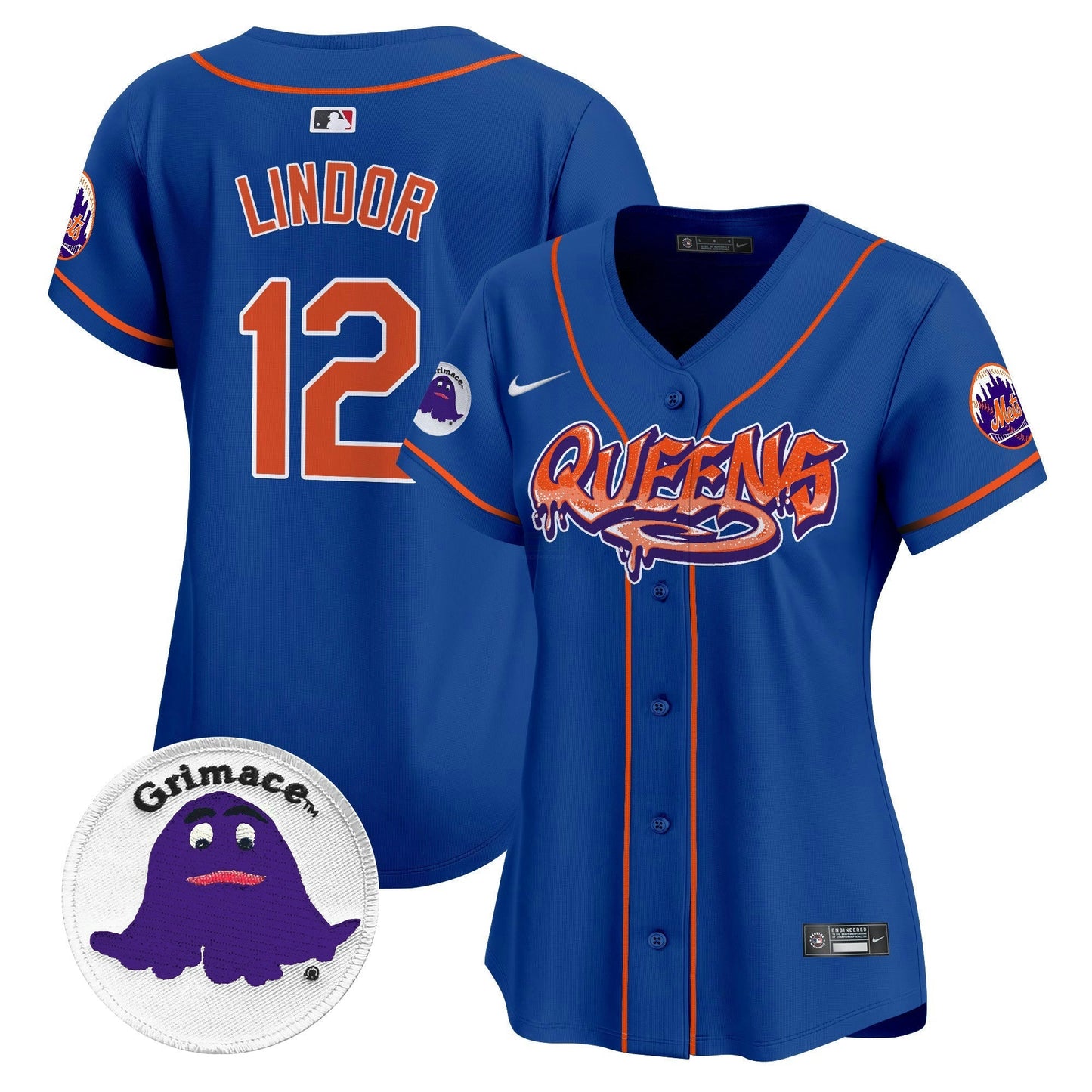Camisa MLB Women’s Queens Graffiti Vapor Premier Limited Jersey