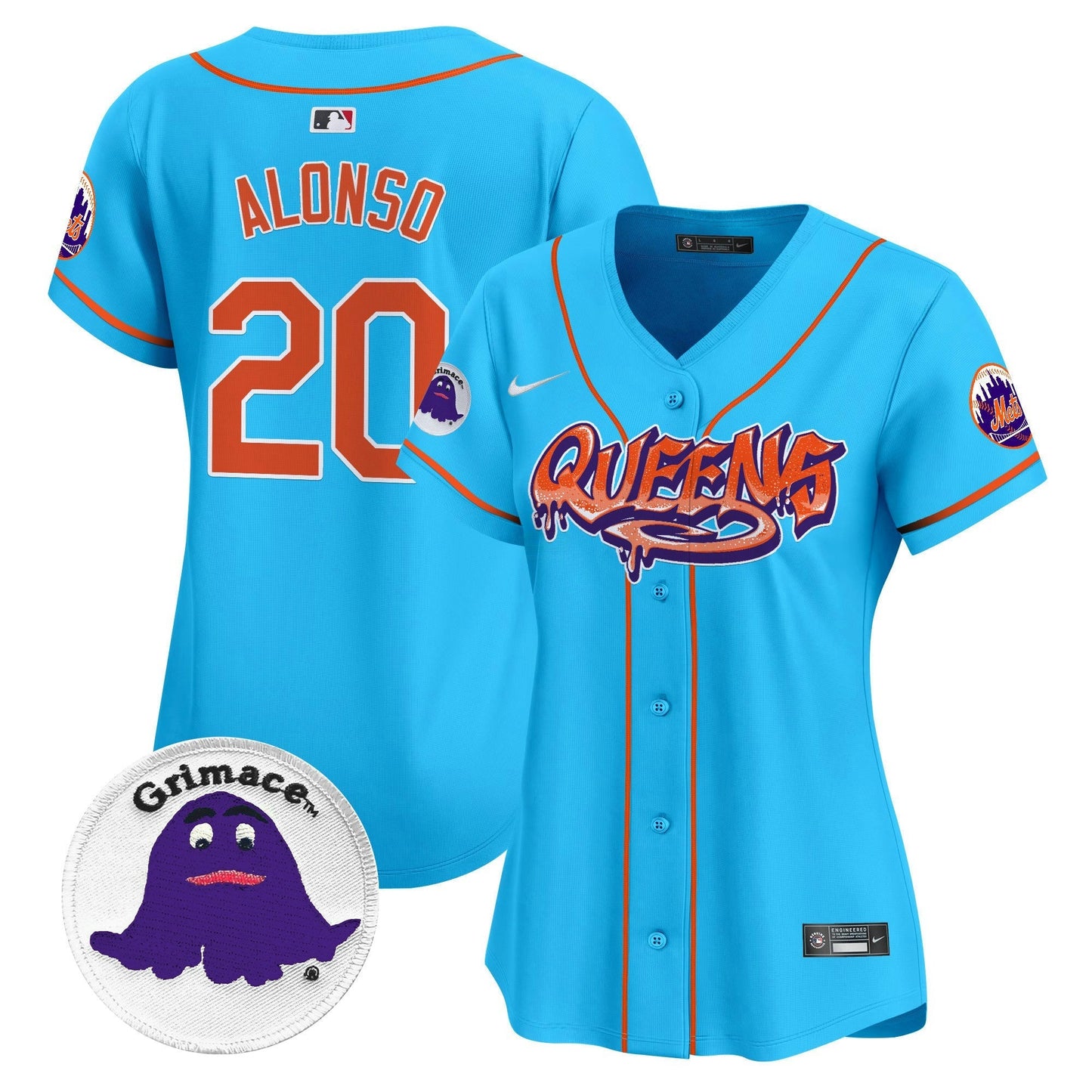 Camisa MLB Women’s Queens Graffiti Vapor Premier Limited Jersey