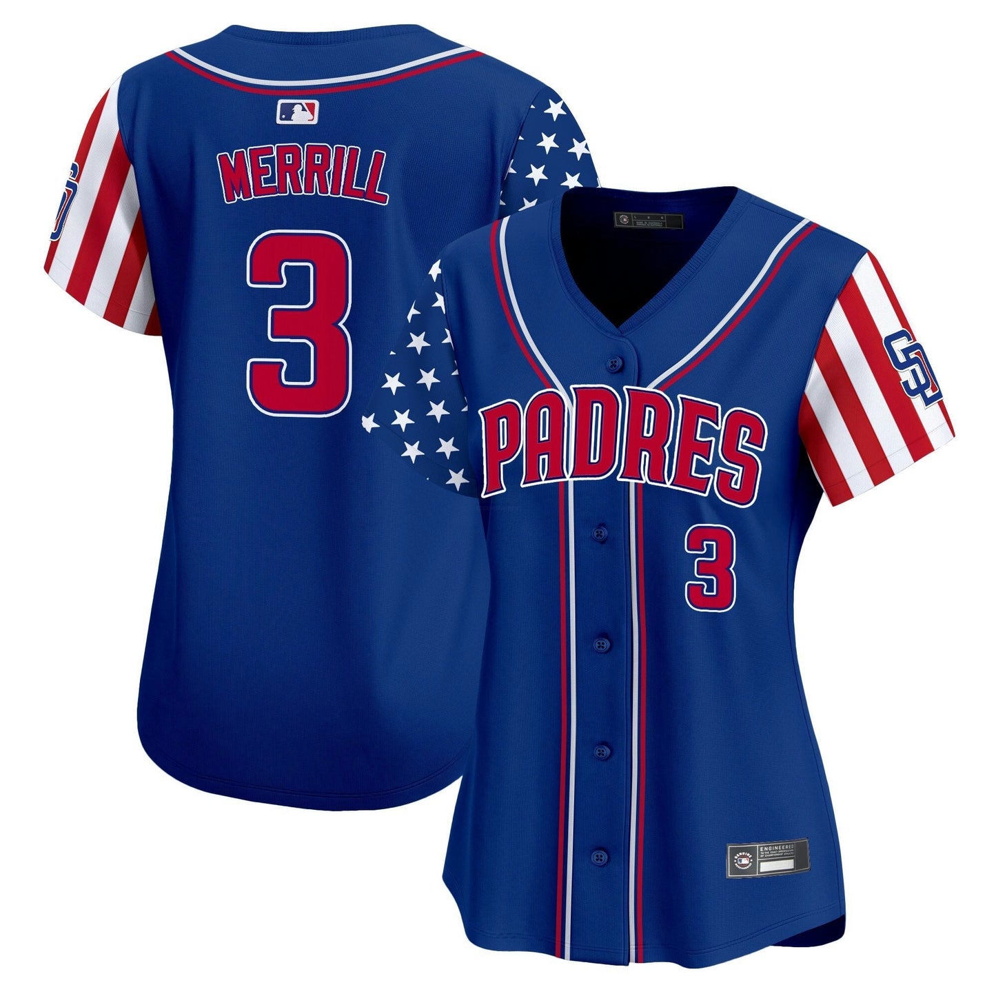 Camisa MLB Women’s San Diego 2025 Independence Day Vapor Premier Limited Jersey