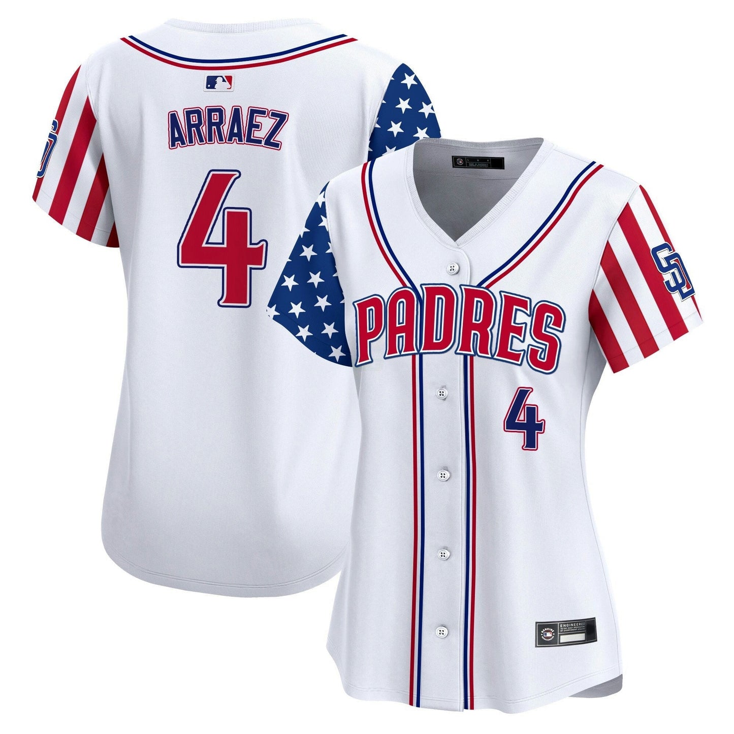 Camisa MLB Women’s San Diego 2025 Independence Day Vapor Premier Limited Jersey