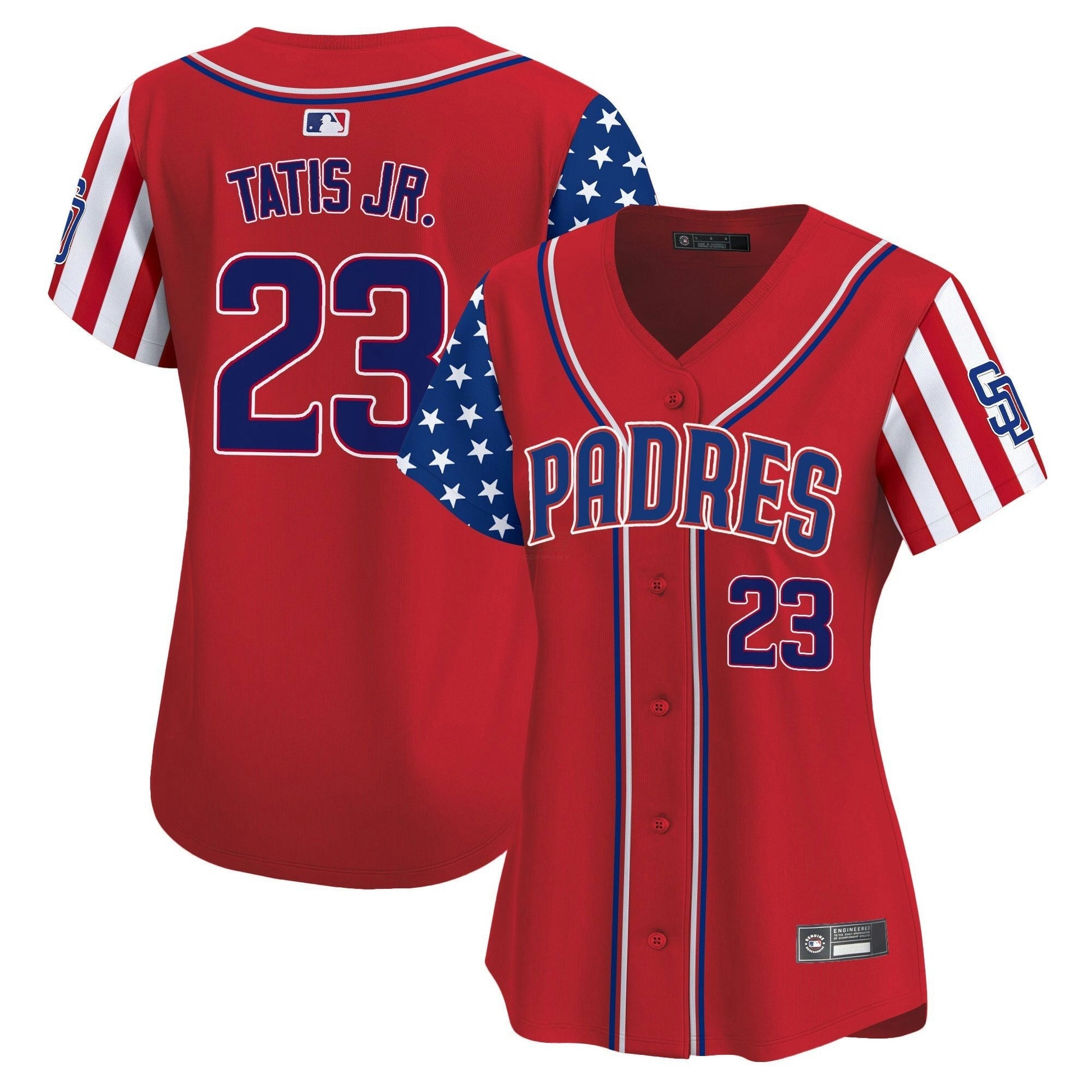 Camisa MLB Women’s San Diego 2025 Independence Day Vapor Premier Limited Jersey