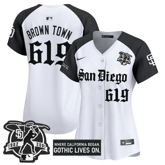 Camisa MLB Women’s San Diego ‘Gothic Edition’ Vapor Premier Limited Jersey