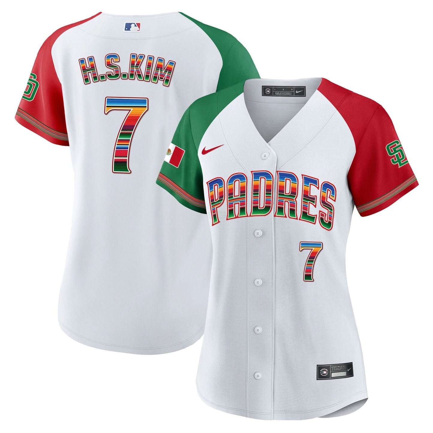 Camisa MLB Women’s San Diego Mexico Cool Base Limited Jersey