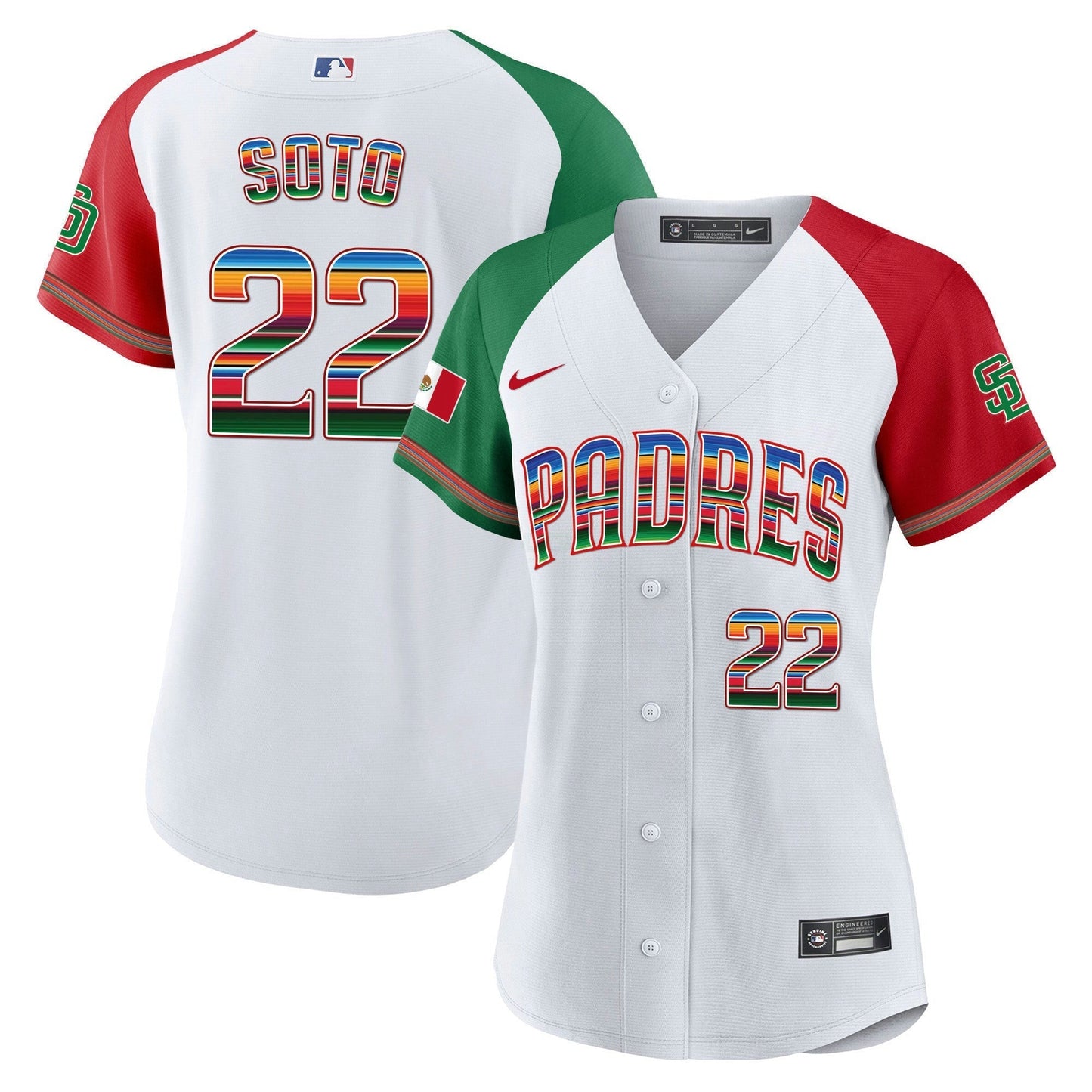 Camisa MLB Women’s San Diego Mexico Cool Base Limited Jersey