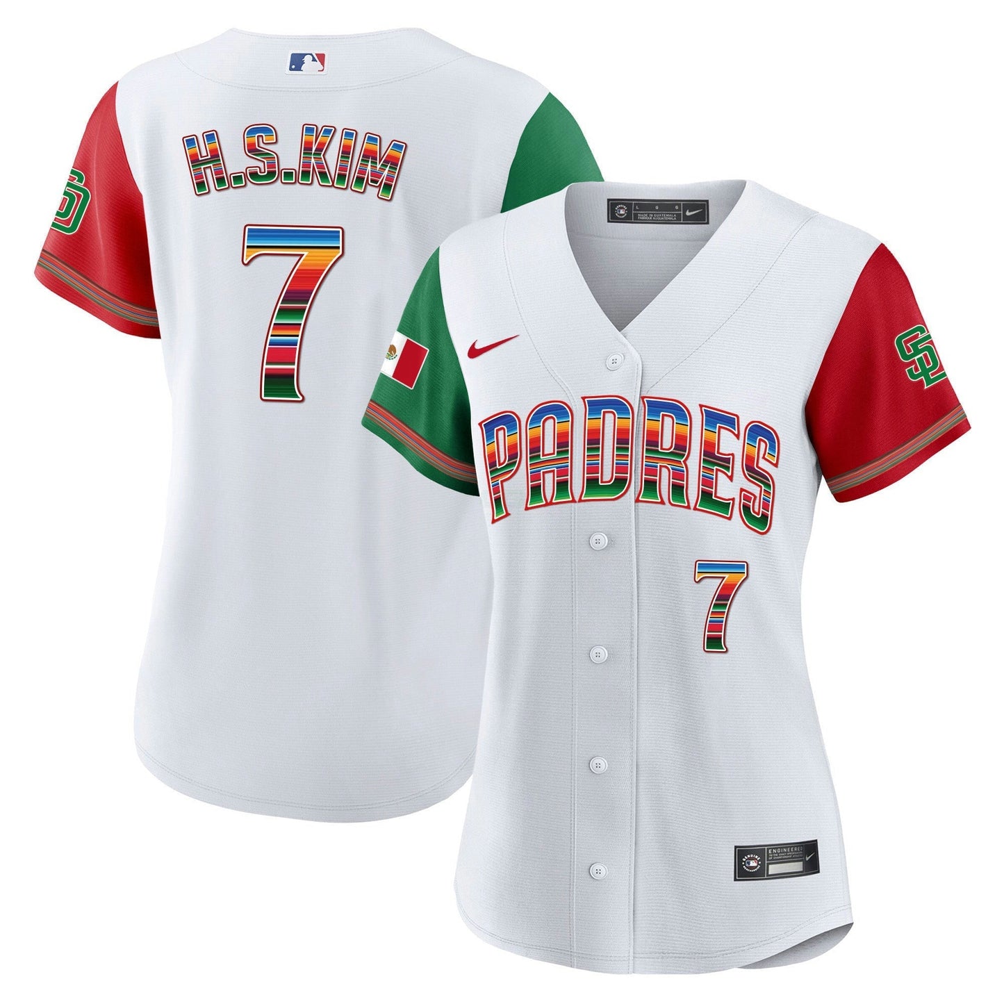 Camisa MLB Women’s San Diego Mexico Cool Base Limited Jersey