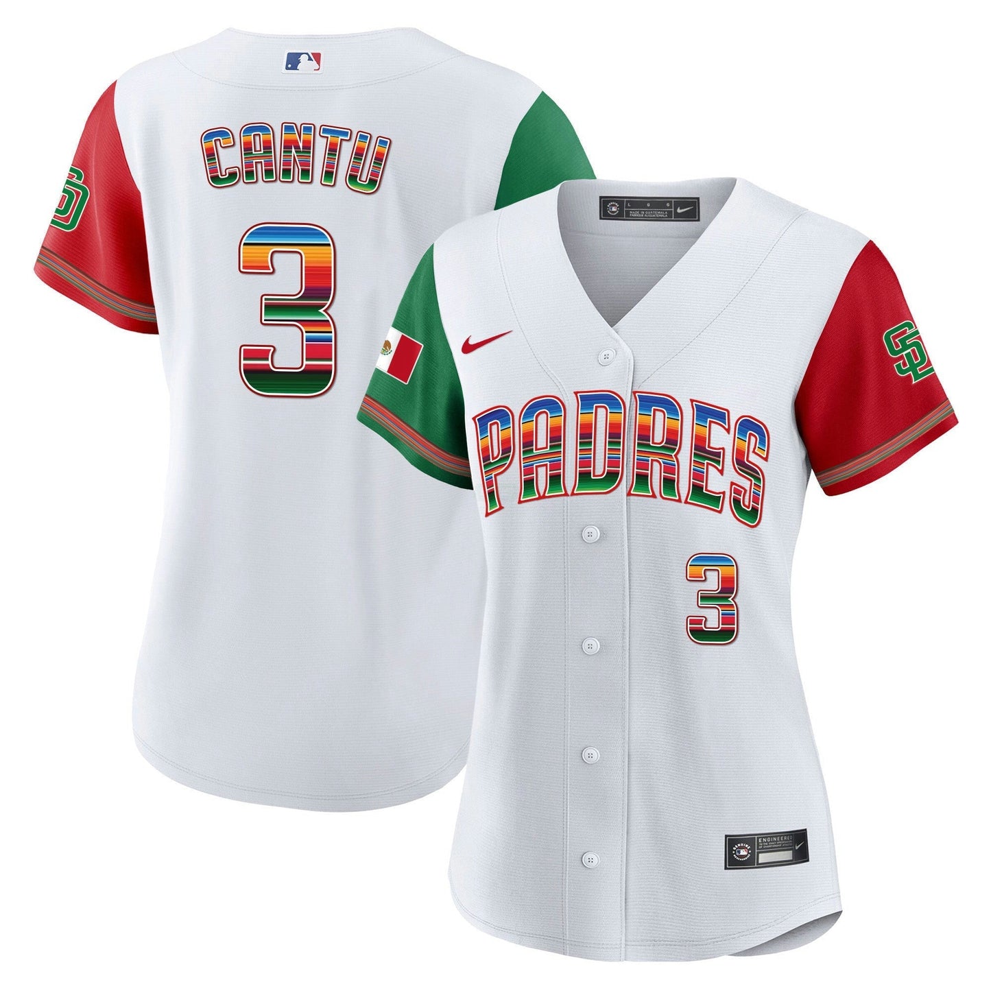 Camisa MLB Women’s San Diego Mexico Cool Base Limited Jersey