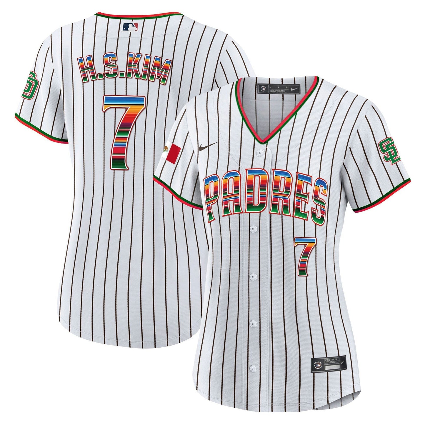 Camisa MLB Women’s San Diego Mexico Cool Base Limited Jersey
