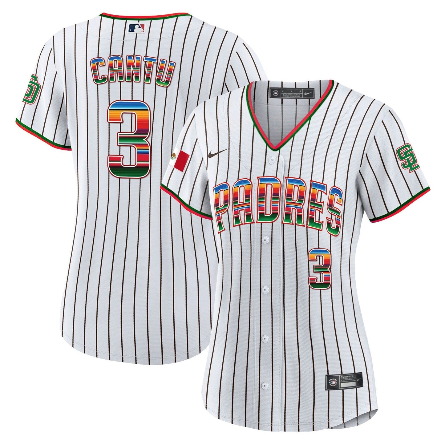 Camisa MLB Women’s San Diego Mexico Cool Base Limited Jersey