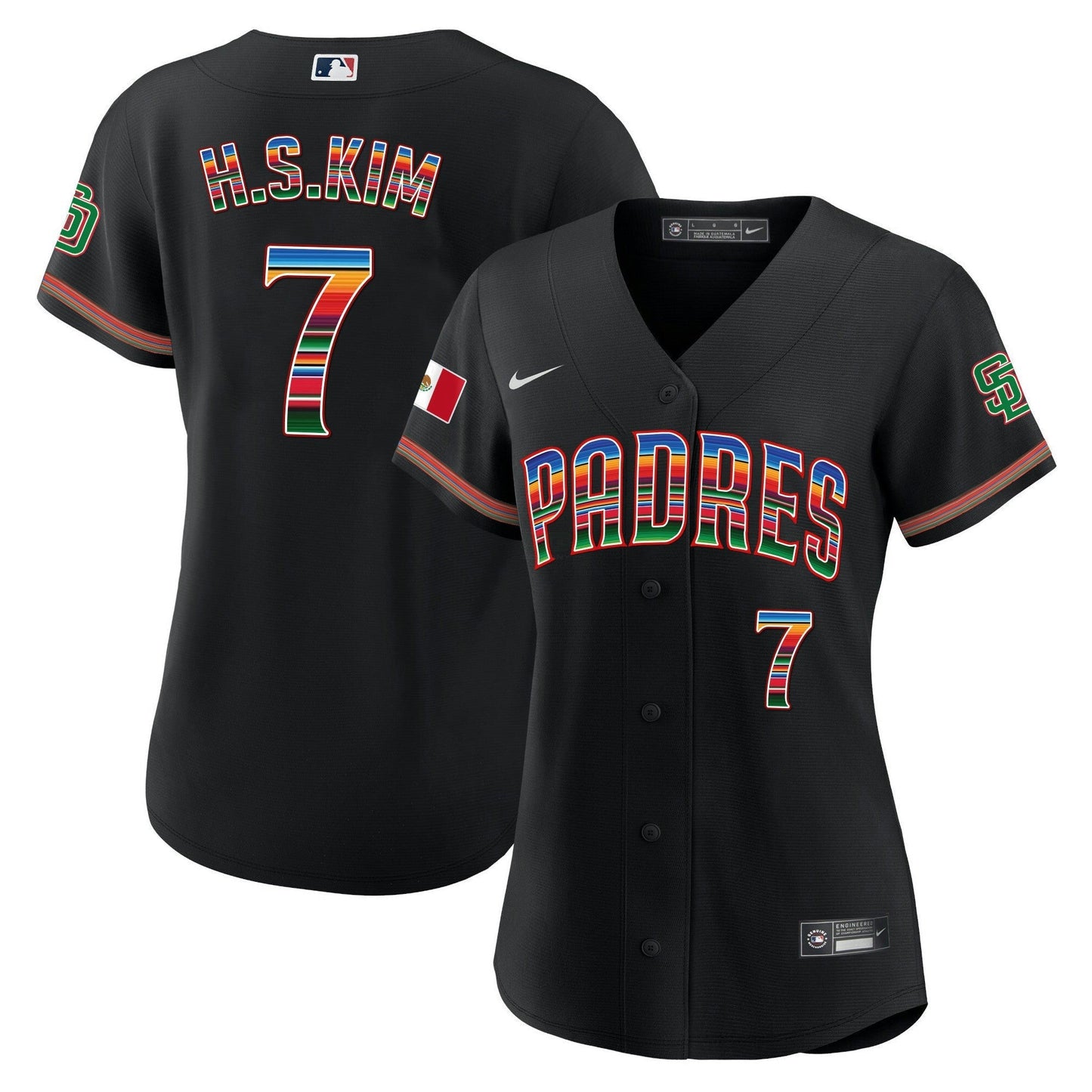 Camisa MLB Women’s San Diego Mexico Cool Base Limited Jersey