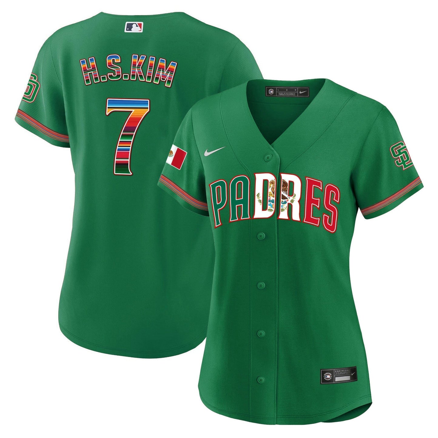 Camisa MLB Women’s San Diego Mexico Cool Base Limited Jersey V2