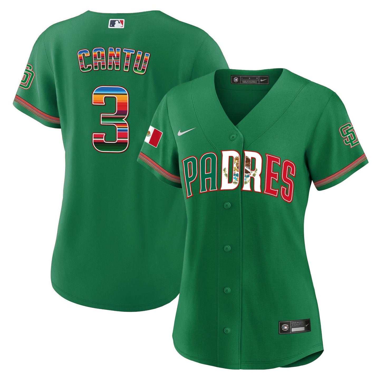 Camisa MLB Women’s San Diego Mexico Cool Base Limited Jersey V2