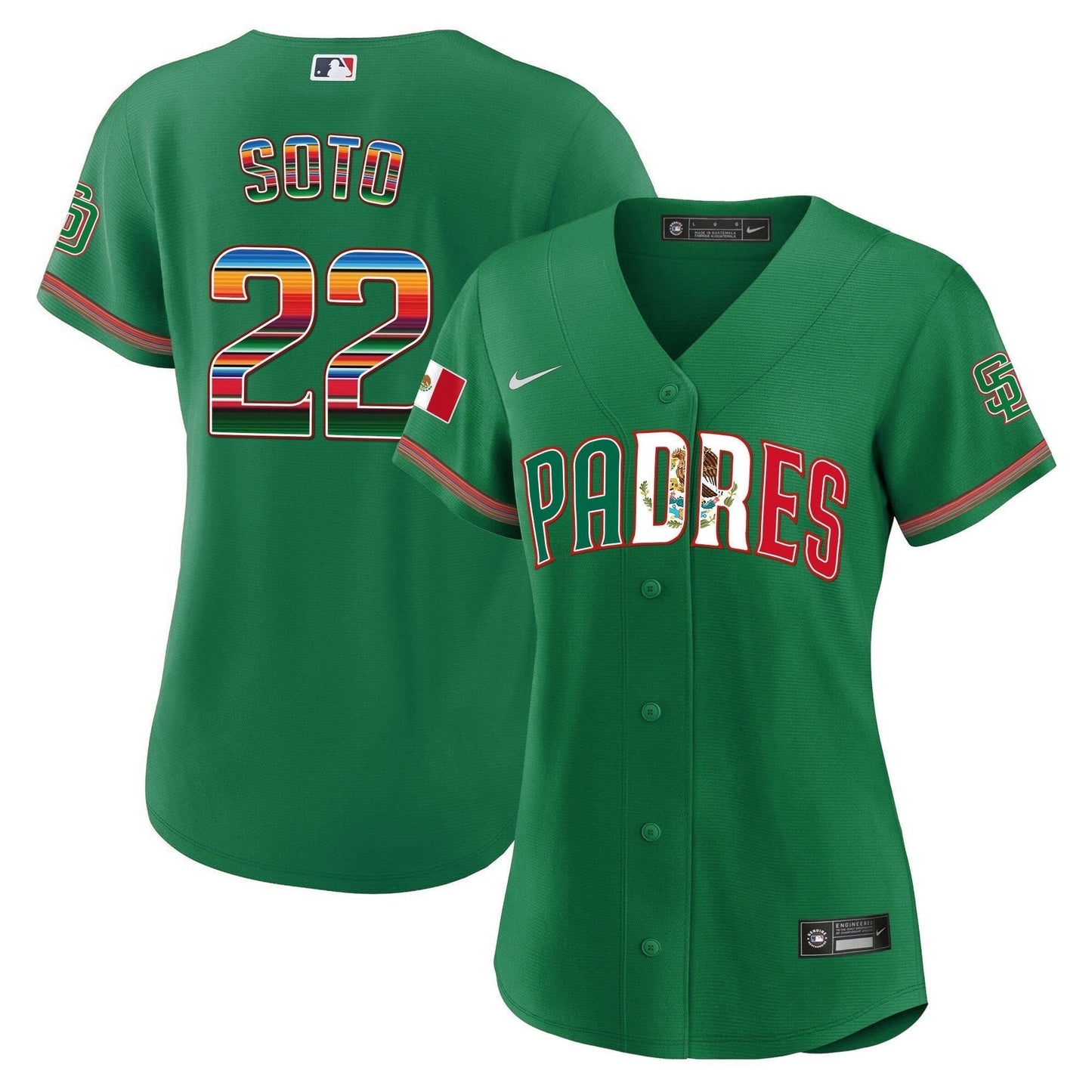 Camisa MLB Women’s San Diego Mexico Cool Base Limited Jersey V2