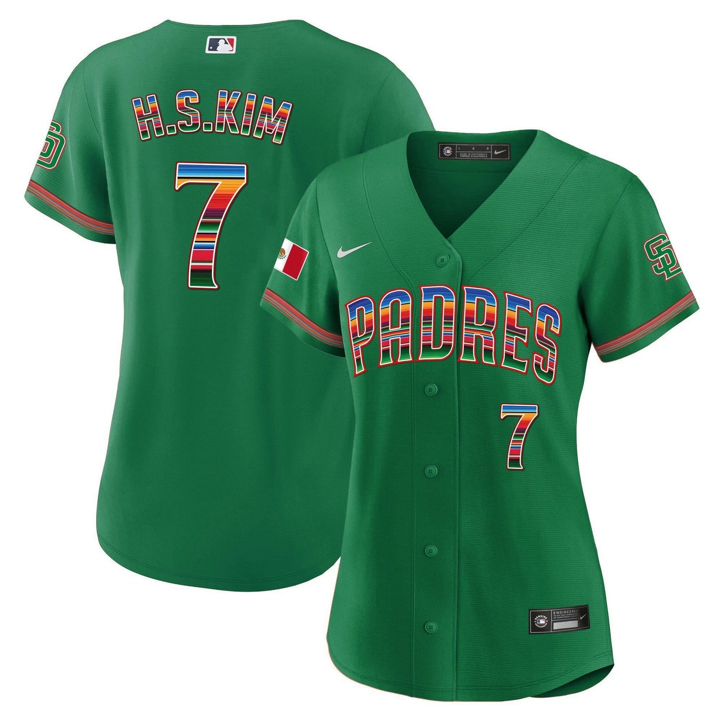 Camisa MLB Women’s San Diego Mexico Cool Base Limited Jersey
