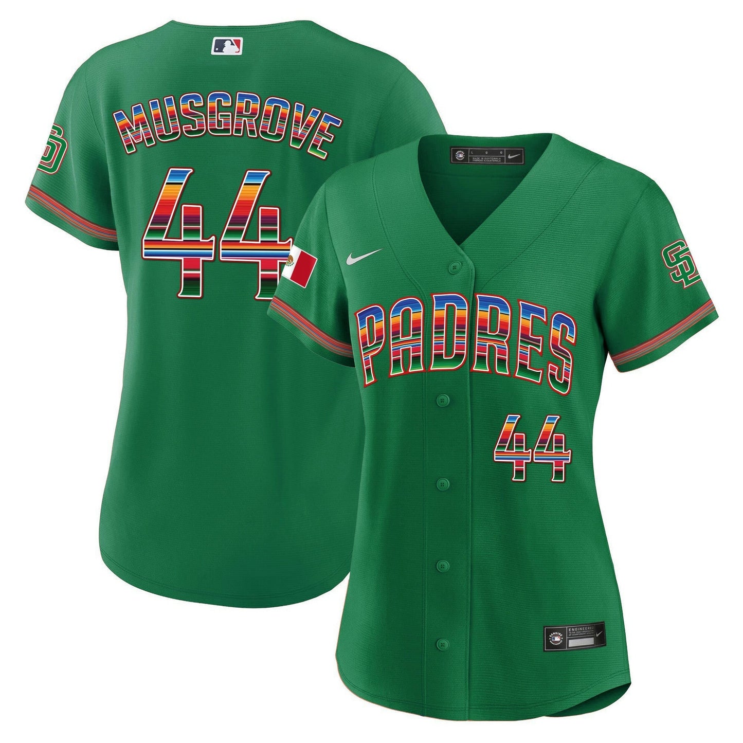 Camisa MLB Women’s San Diego Mexico Cool Base Limited Jersey