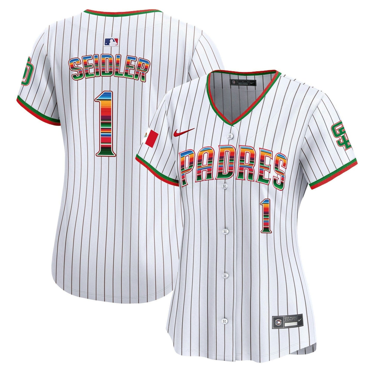 Camisa MLB Women’s San Diego Mexico Premier Limited Jersey