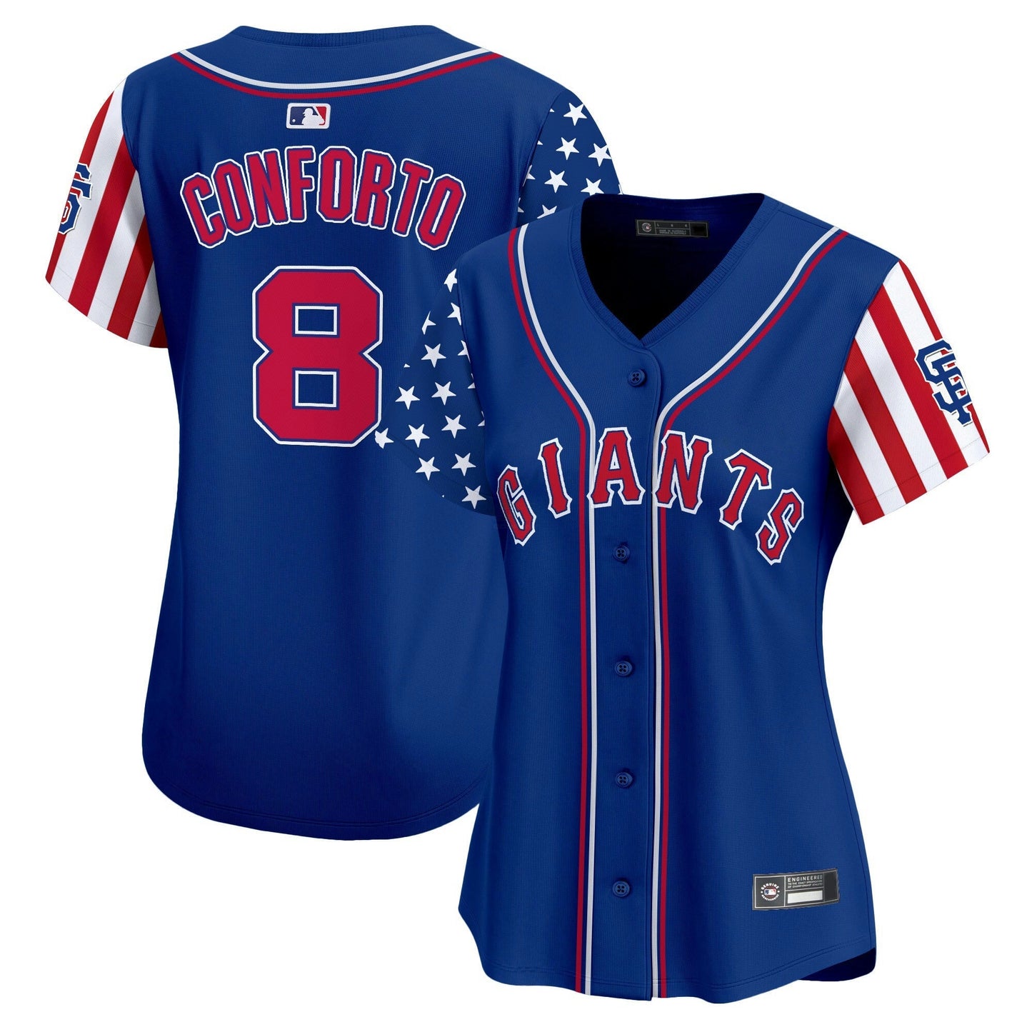 Camisa MLB Women’s San Francisco 2025 Independence Day Vapor Premier Limited Jersey