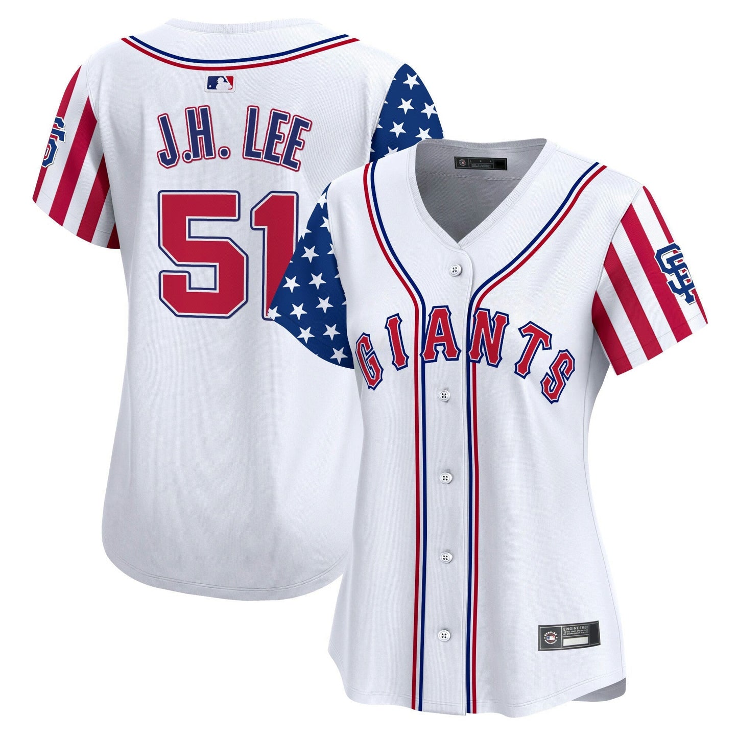 Camisa MLB Women’s San Francisco 2025 Independence Day Vapor Premier Limited Jersey