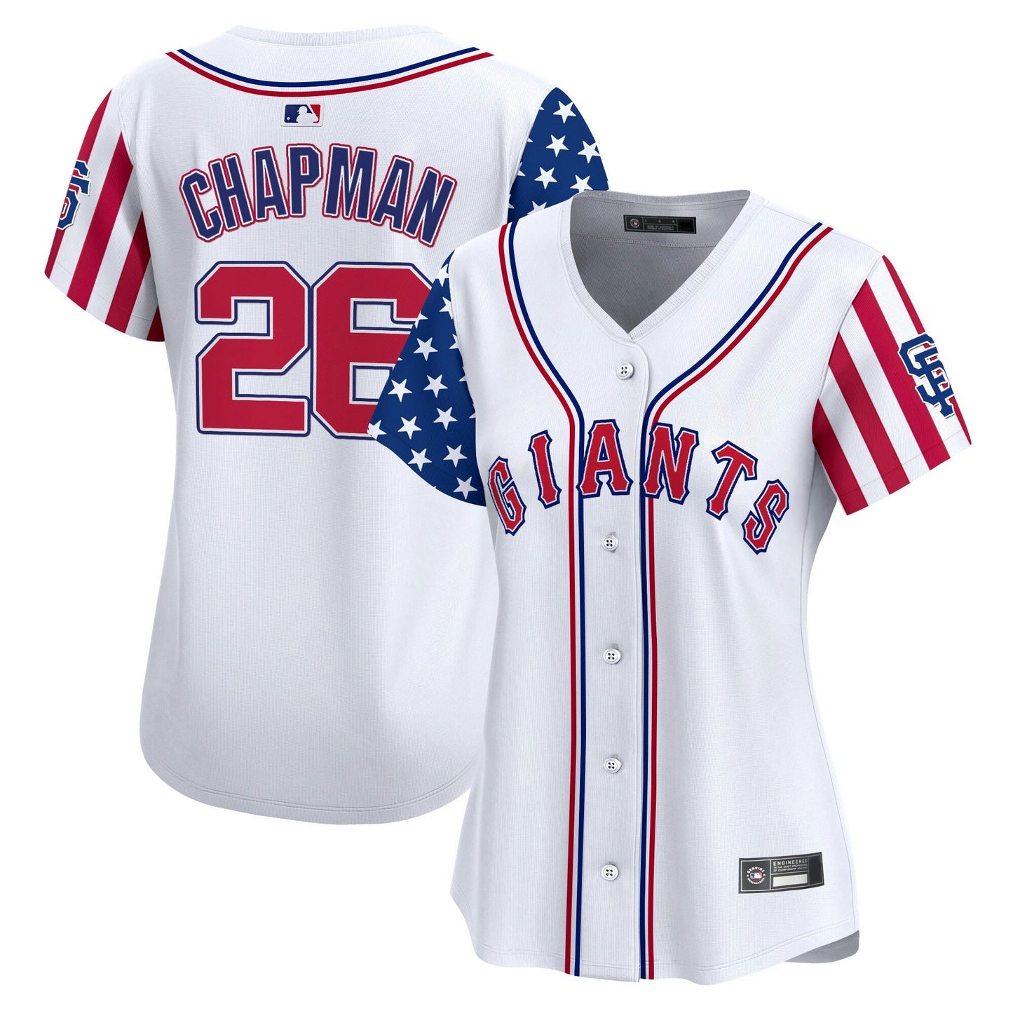 Camisa MLB Women’s San Francisco 2025 Independence Day Vapor Premier Limited Jersey