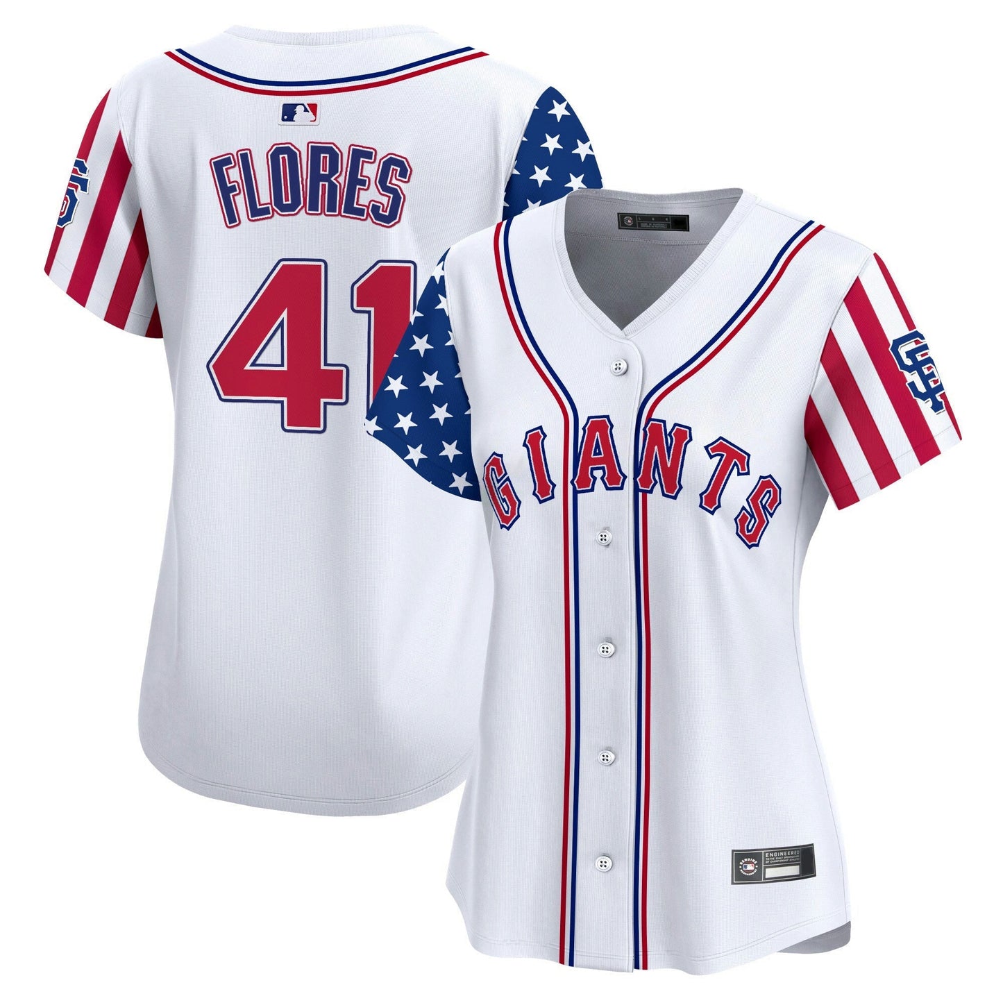 Camisa MLB Women’s San Francisco 2025 Independence Day Vapor Premier Limited Jersey