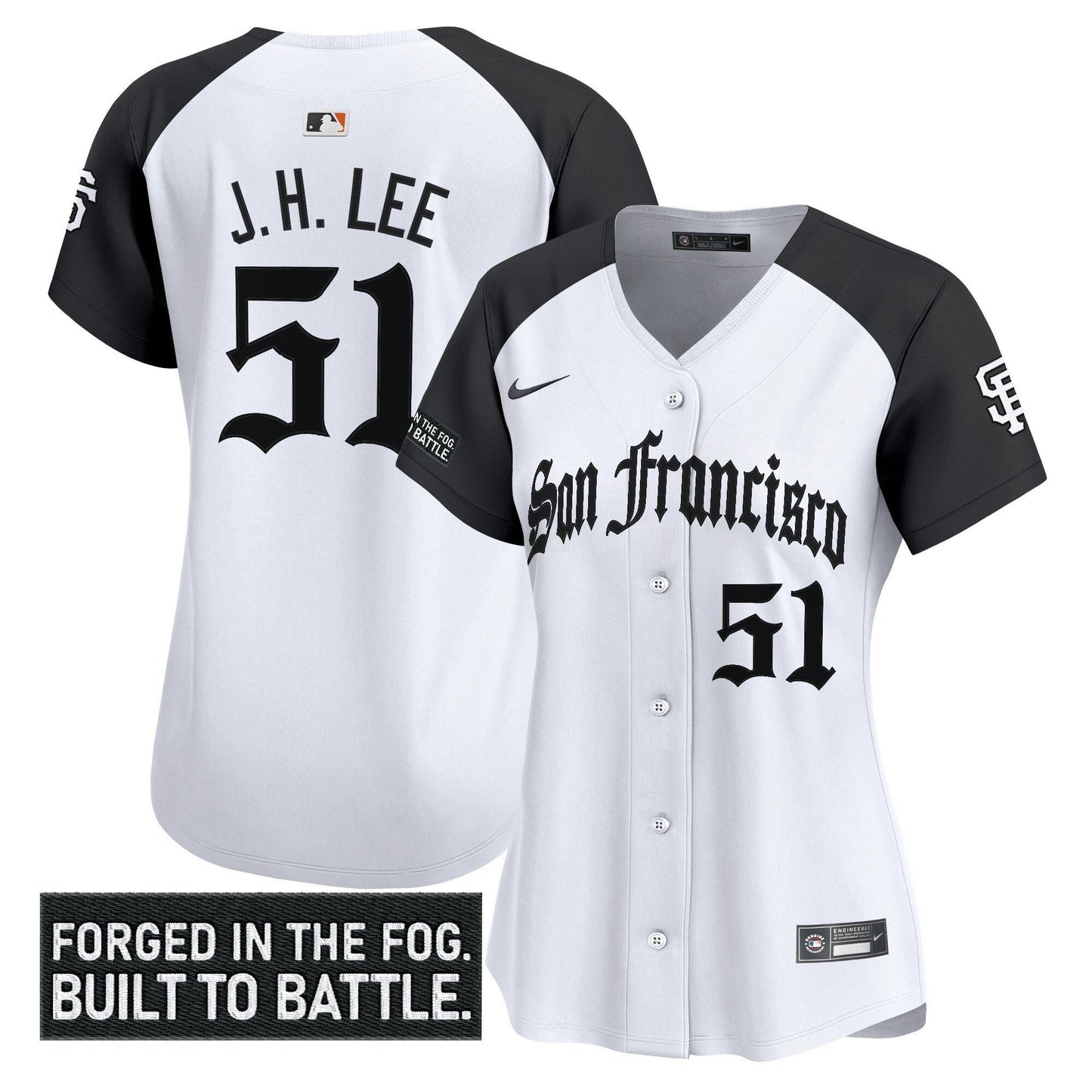 Camisa MLB Women’s San Francisco ‘Gothic Fog Edition’ Vapor Premier Limited Jersey
