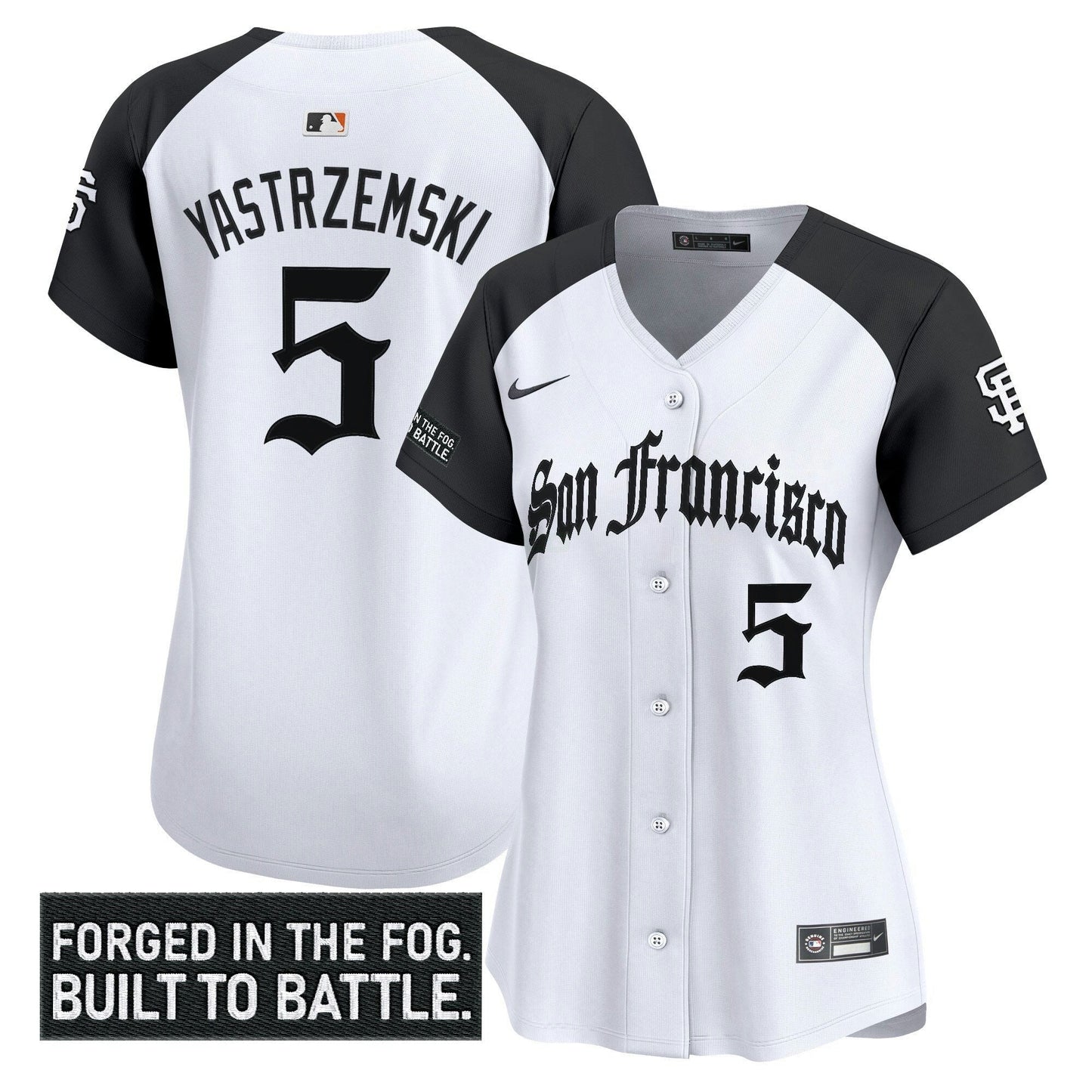 Camisa MLB Women’s San Francisco ‘Gothic Fog Edition’ Vapor Premier Limited Jersey
