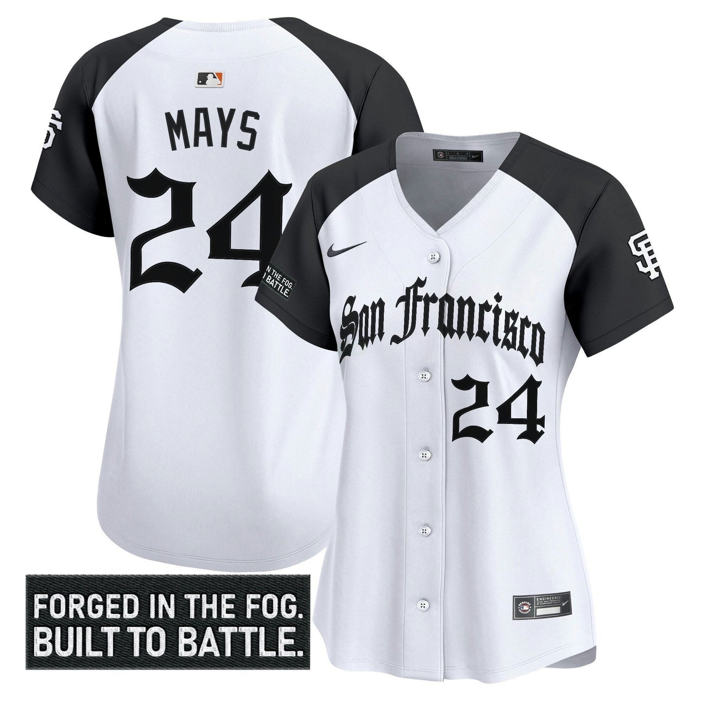 Camisa MLB Women’s San Francisco ‘Gothic Fog Edition’ Vapor Premier Limited Jersey