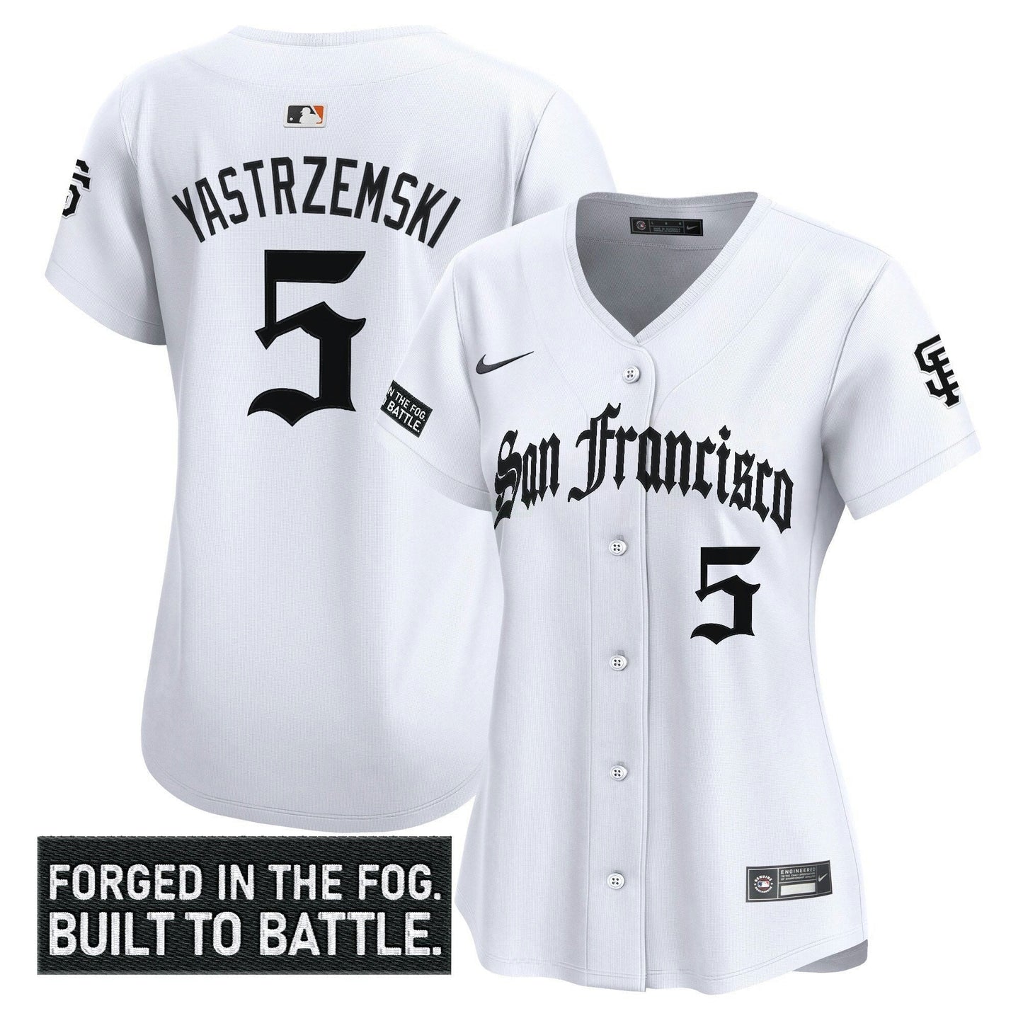 Camisa MLB Women’s San Francisco ‘Gothic Fog Edition’ Vapor Premier Limited Jersey