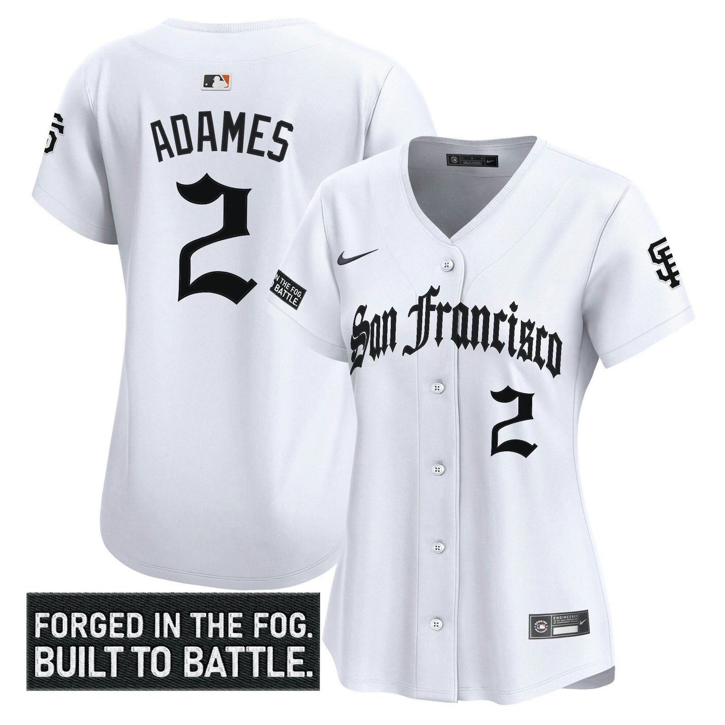 Camisa MLB Women’s San Francisco ‘Gothic Fog Edition’ Vapor Premier Limited Jersey