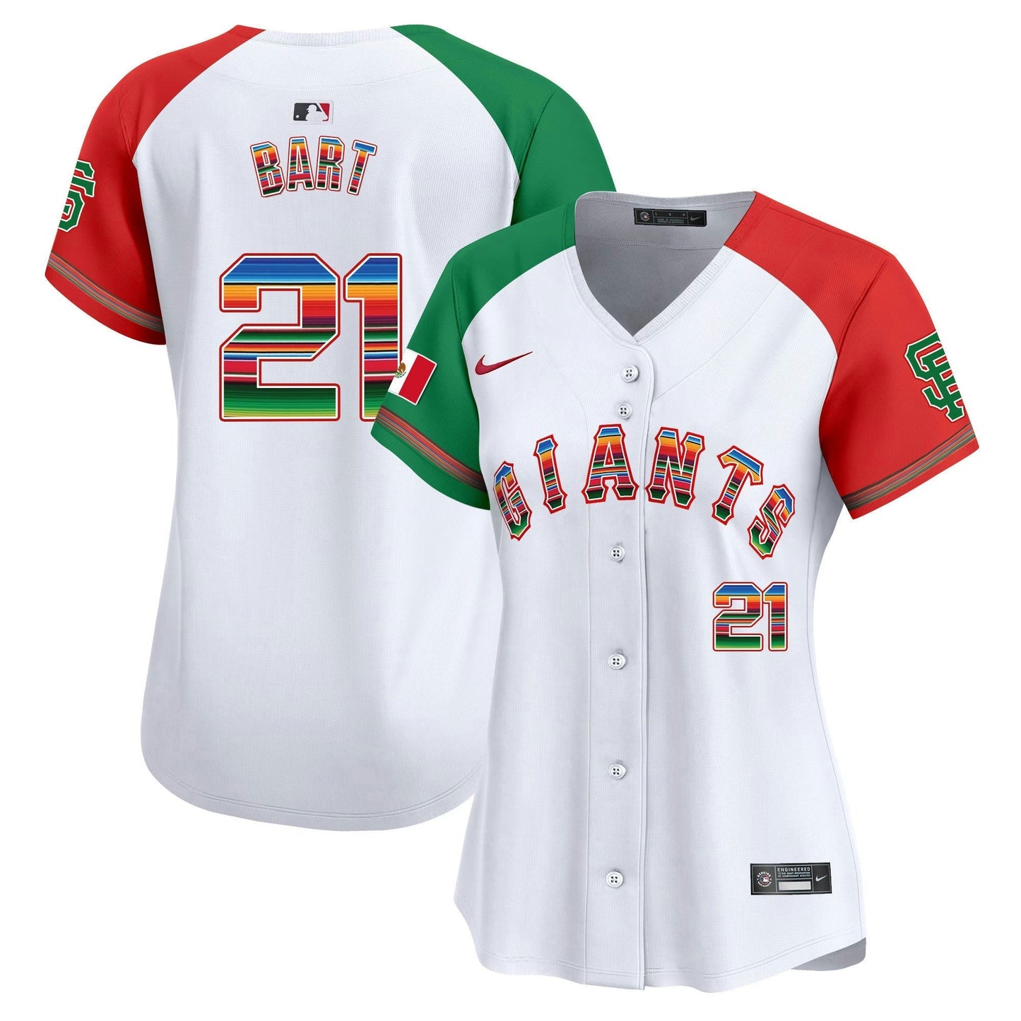 Camisa MLB Women’s San Francisco Mexico Vapor Premier Limited Jersey
