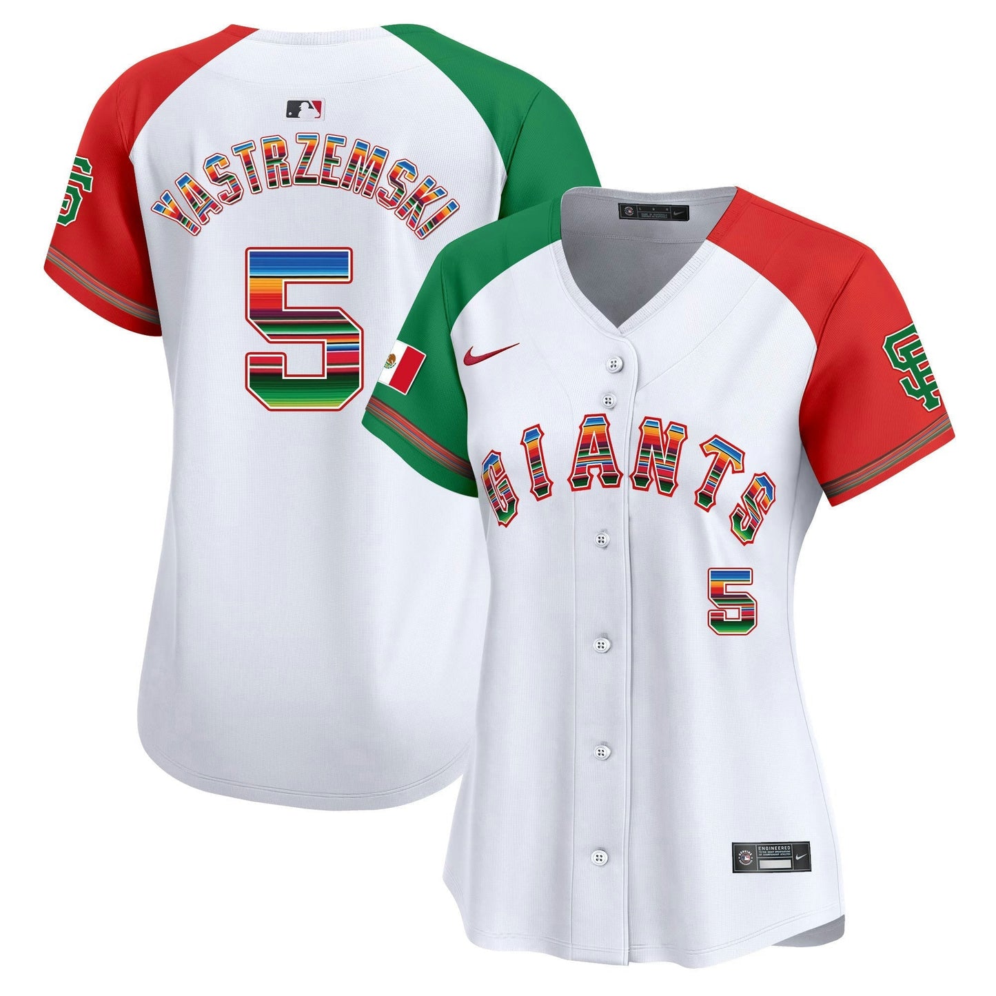 Camisa MLB Women’s San Francisco Mexico Vapor Premier Limited Jersey