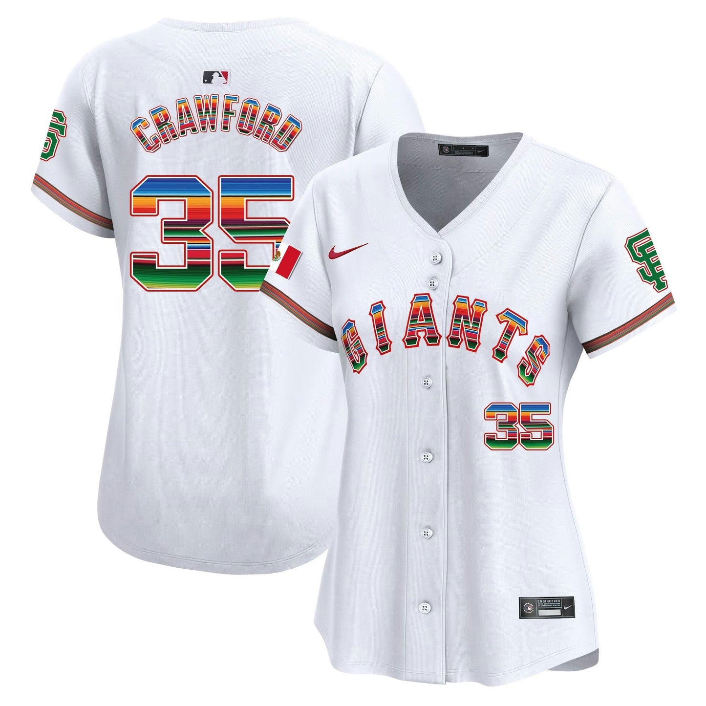 Camisa MLB Women’s San Francisco Mexico Vapor Premier Limited Jersey
