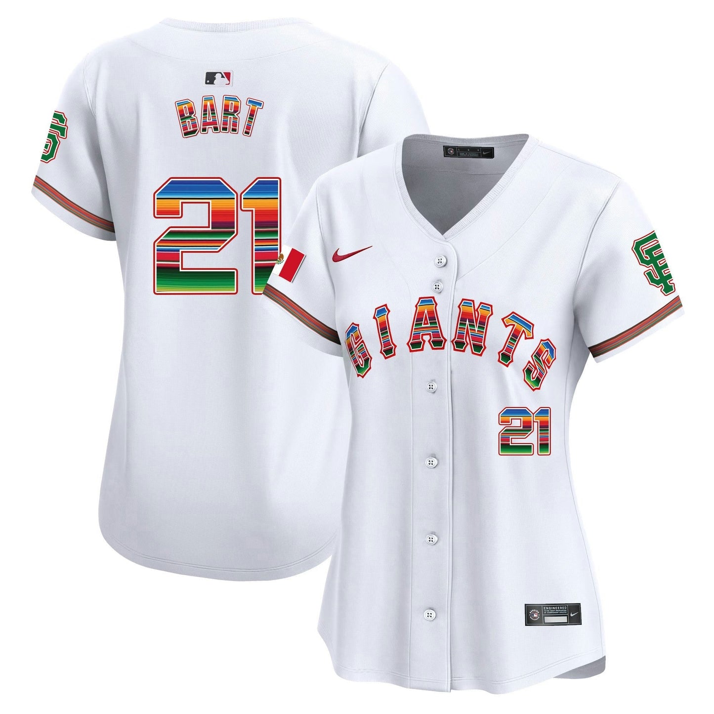 Camisa MLB Women’s San Francisco Mexico Vapor Premier Limited Jersey