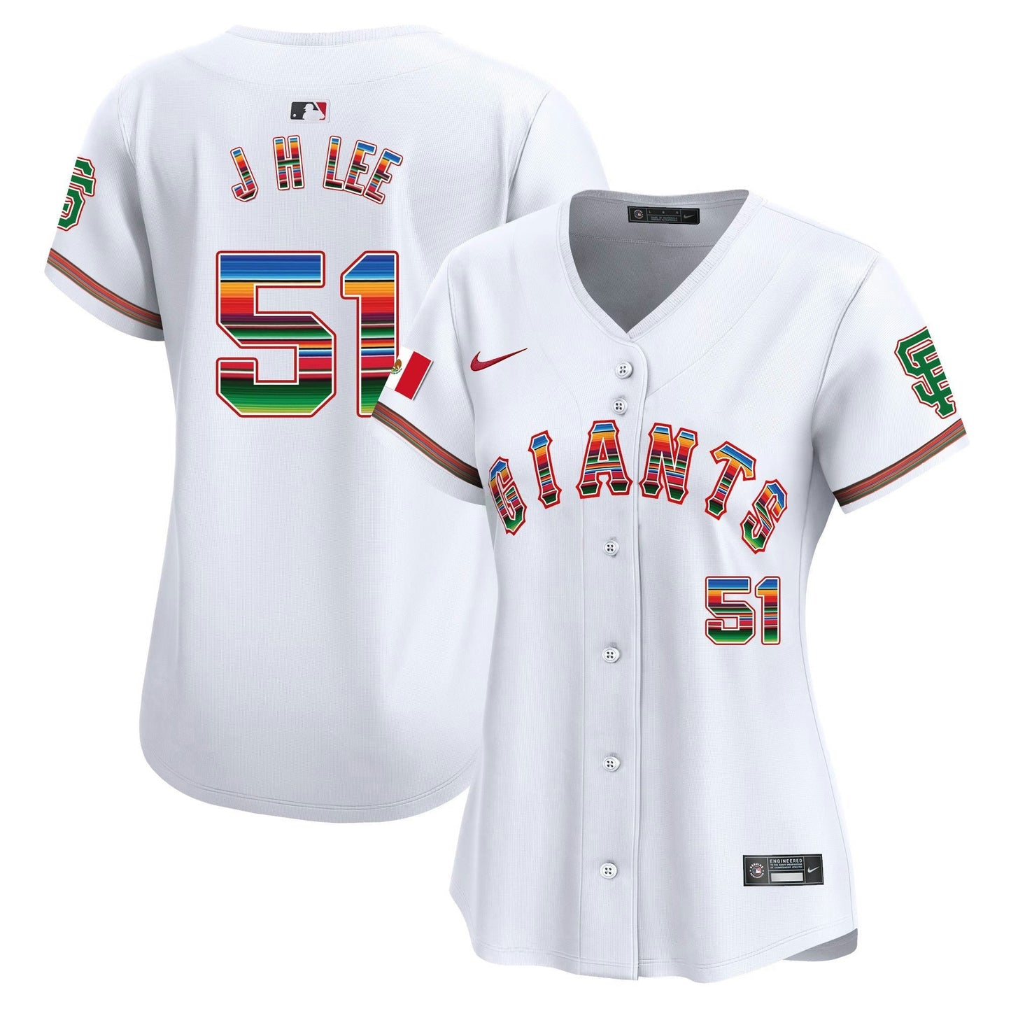 Camisa MLB Women’s San Francisco Mexico Vapor Premier Limited Jersey