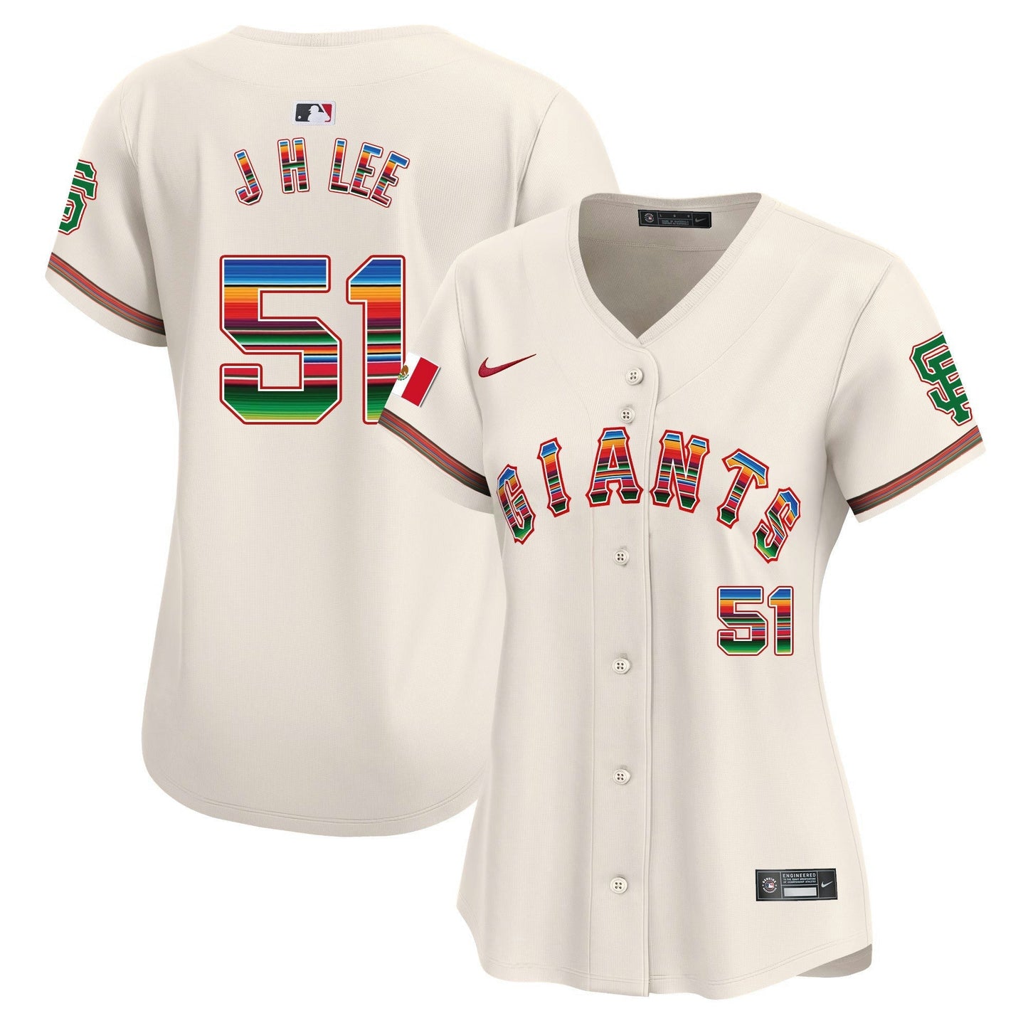 Camisa MLB Women’s San Francisco Mexico Vapor Premier Limited Jersey