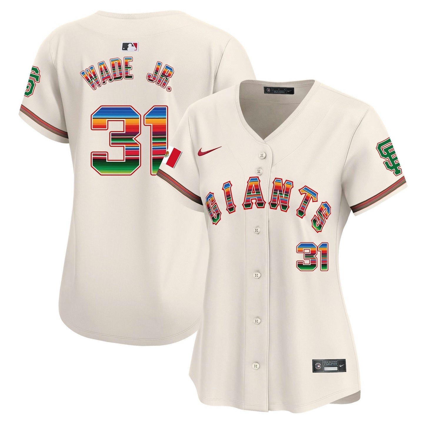 Camisa MLB Women’s San Francisco Mexico Vapor Premier Limited Jersey
