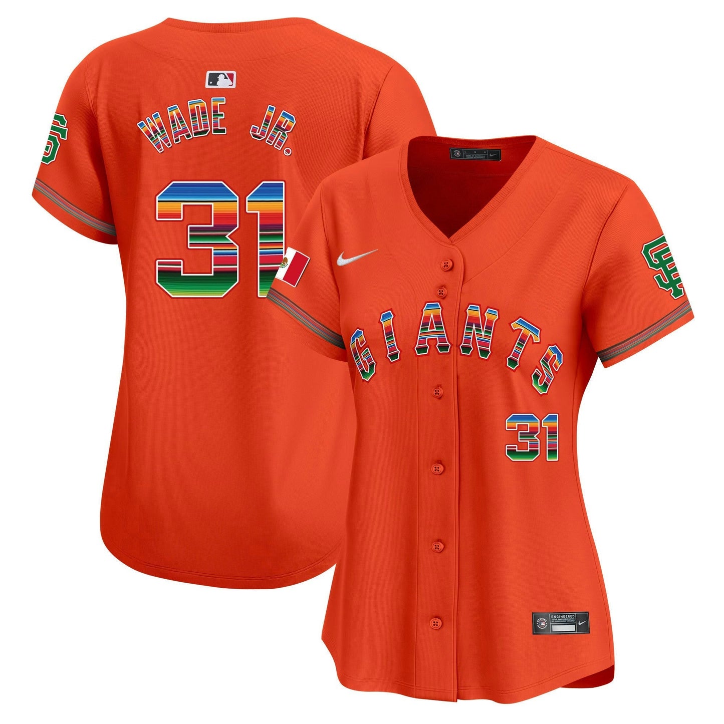Camisa MLB Women’s San Francisco Mexico Vapor Premier Limited Jersey