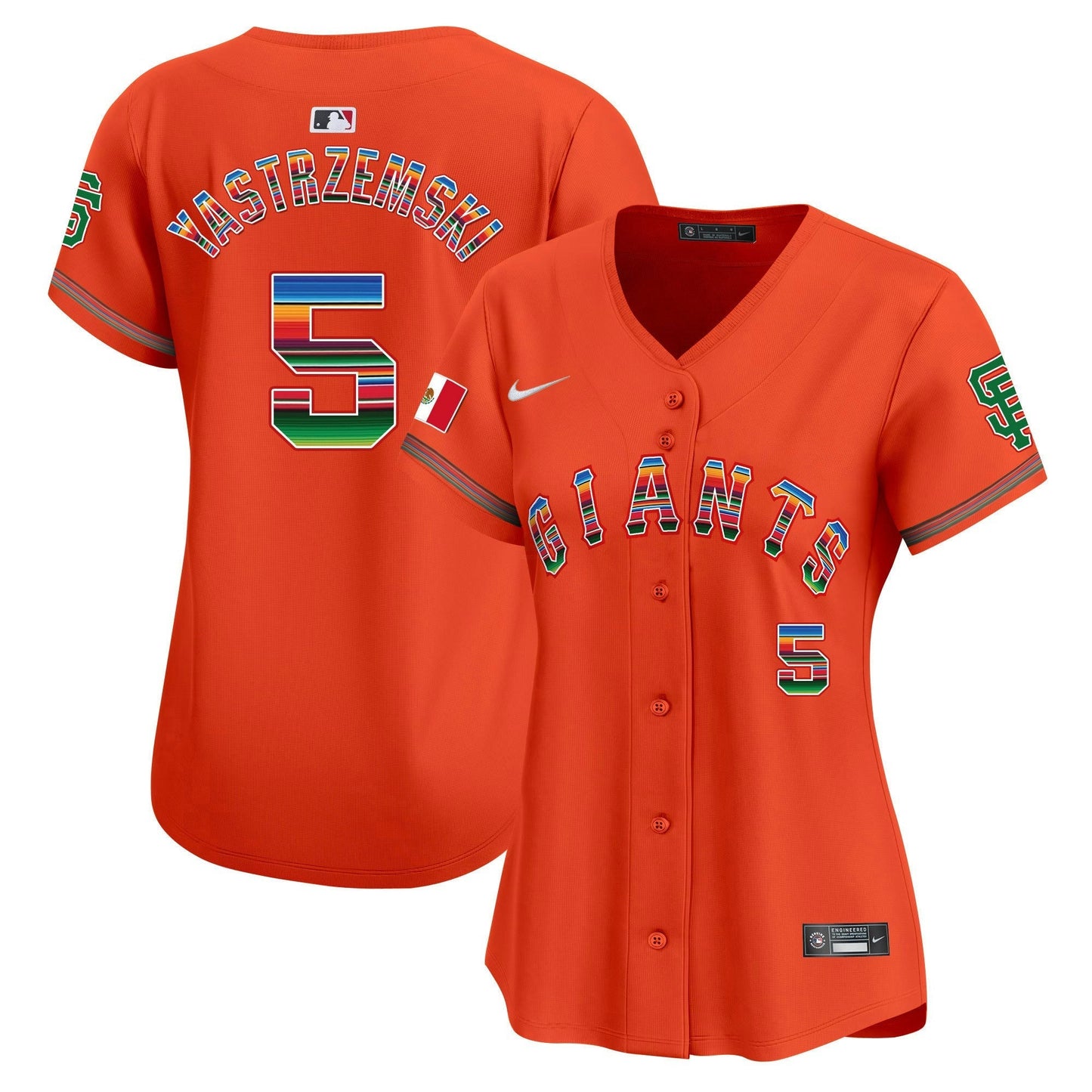 Camisa MLB Women’s San Francisco Mexico Vapor Premier Limited Jersey