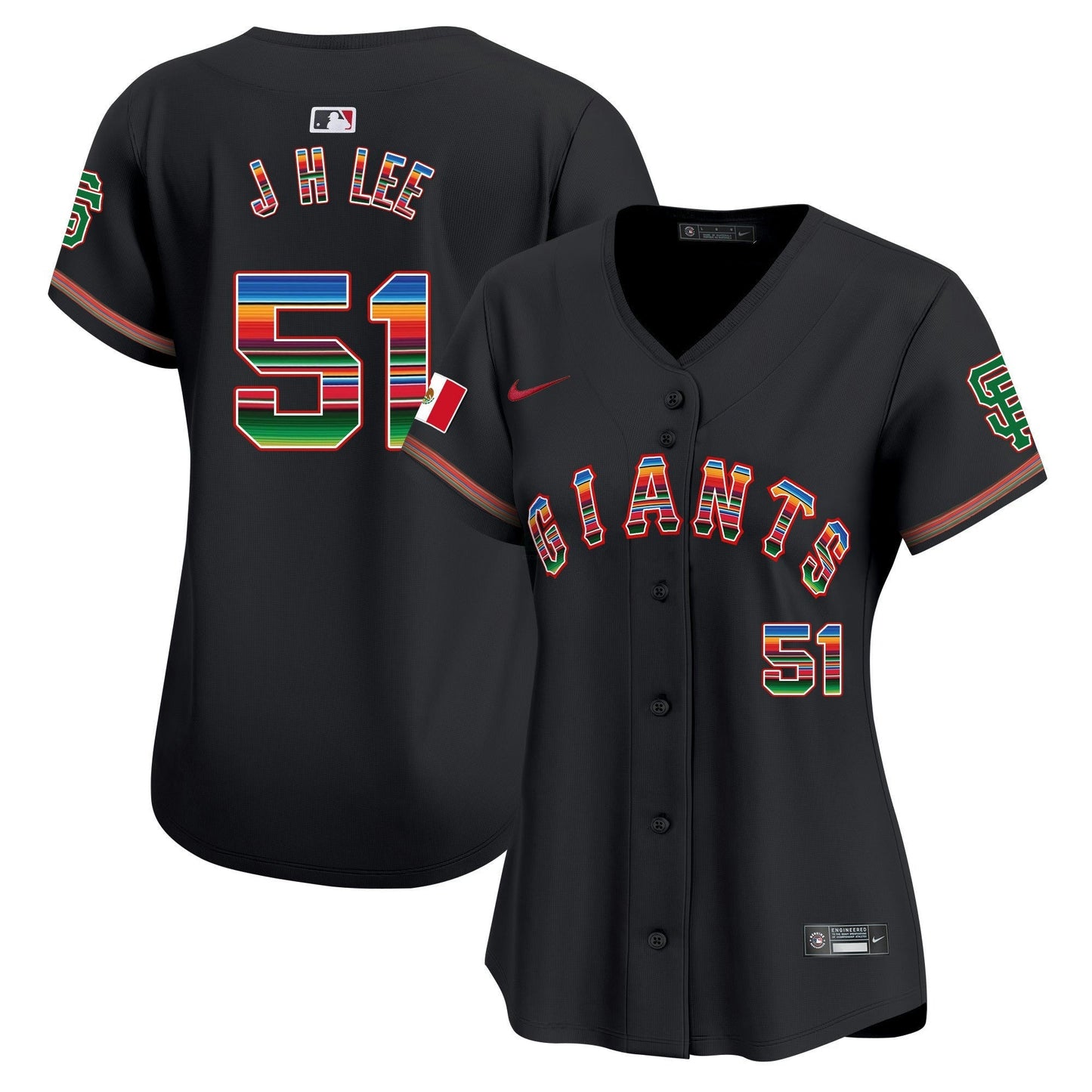 Camisa MLB Women’s San Francisco Mexico Vapor Premier Limited Jersey